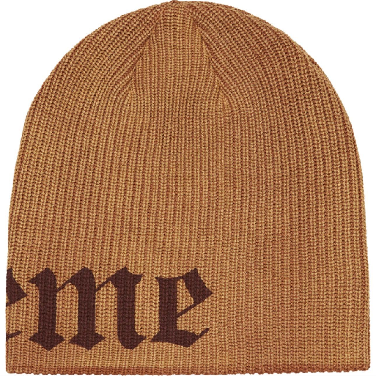 Supreme Supreme Old English Printed Beanie Brown Skullcap Deadstock Size ONE SIZE - 2 Thumbnail