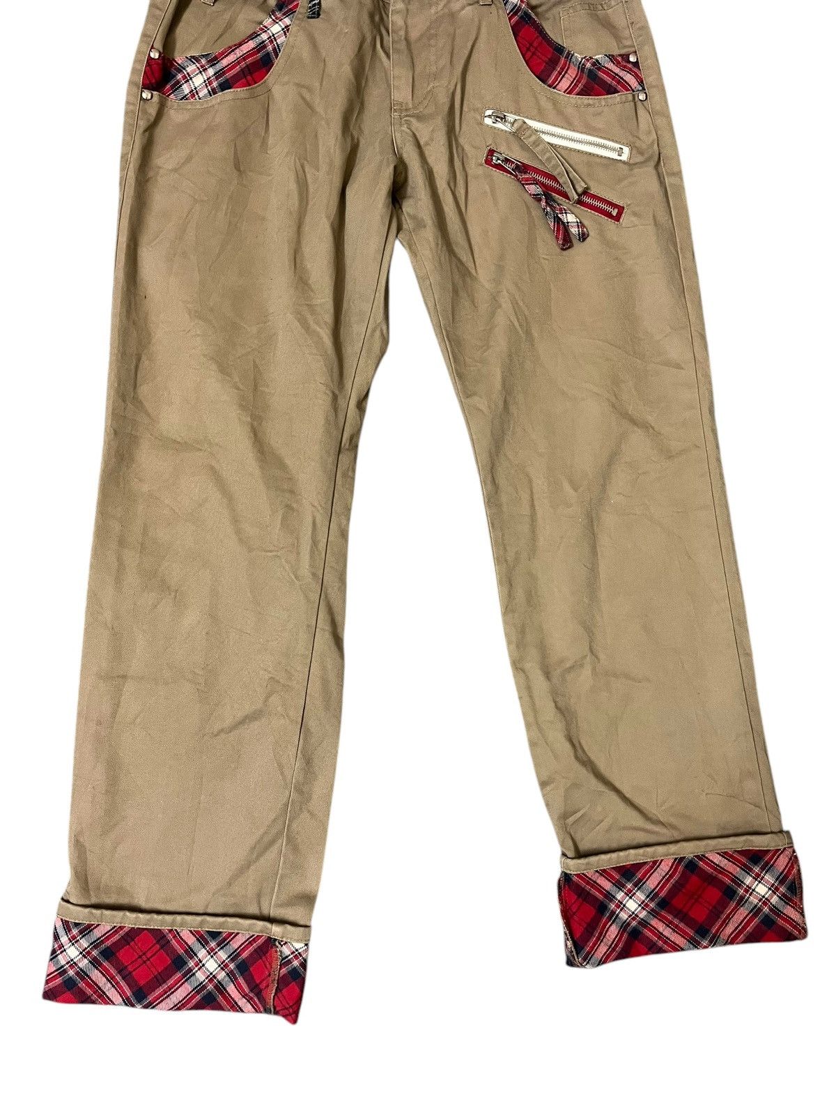 Japanese Brand Japanese Brand Double Waist with Belt Pants Size US 32 / EU 48 - 4 Thumbnail
