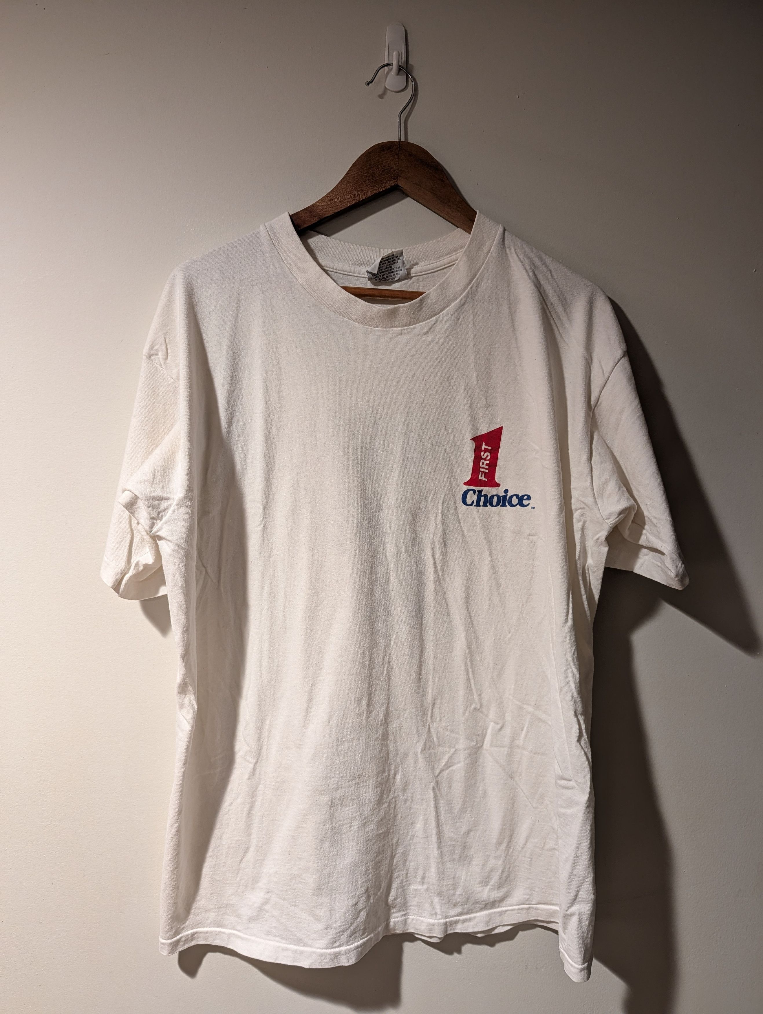 Nike Vintage 90s 1st Choice Just Test It Nike Spoof T-Shirt Size US XL / EU 56 / 4 - 4 Thumbnail
