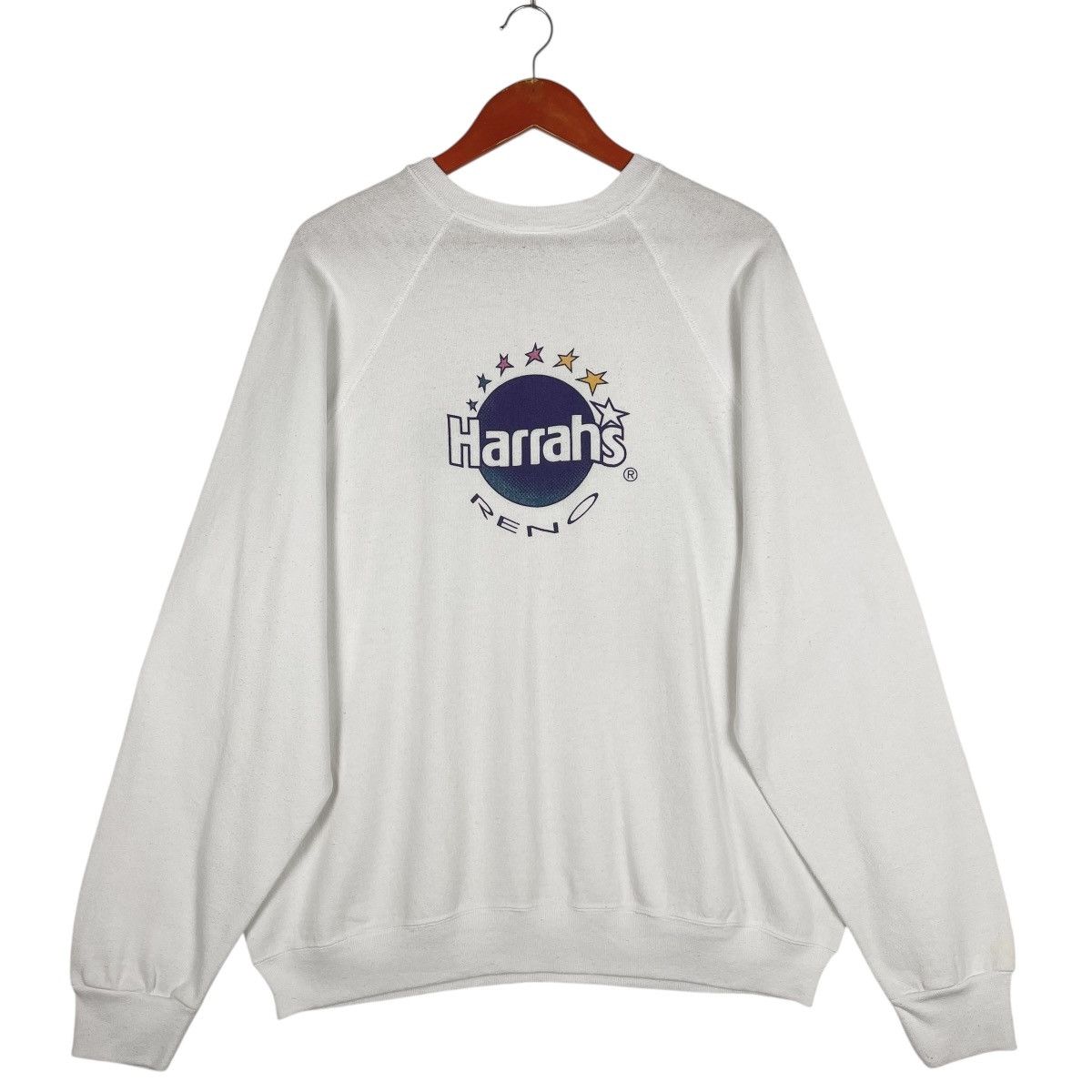 Tultex 90s Harrah Reno Casino Crewneck Sweatshirt Size XL Size US XL / EU 56 / 4 - 1 Thumbnail