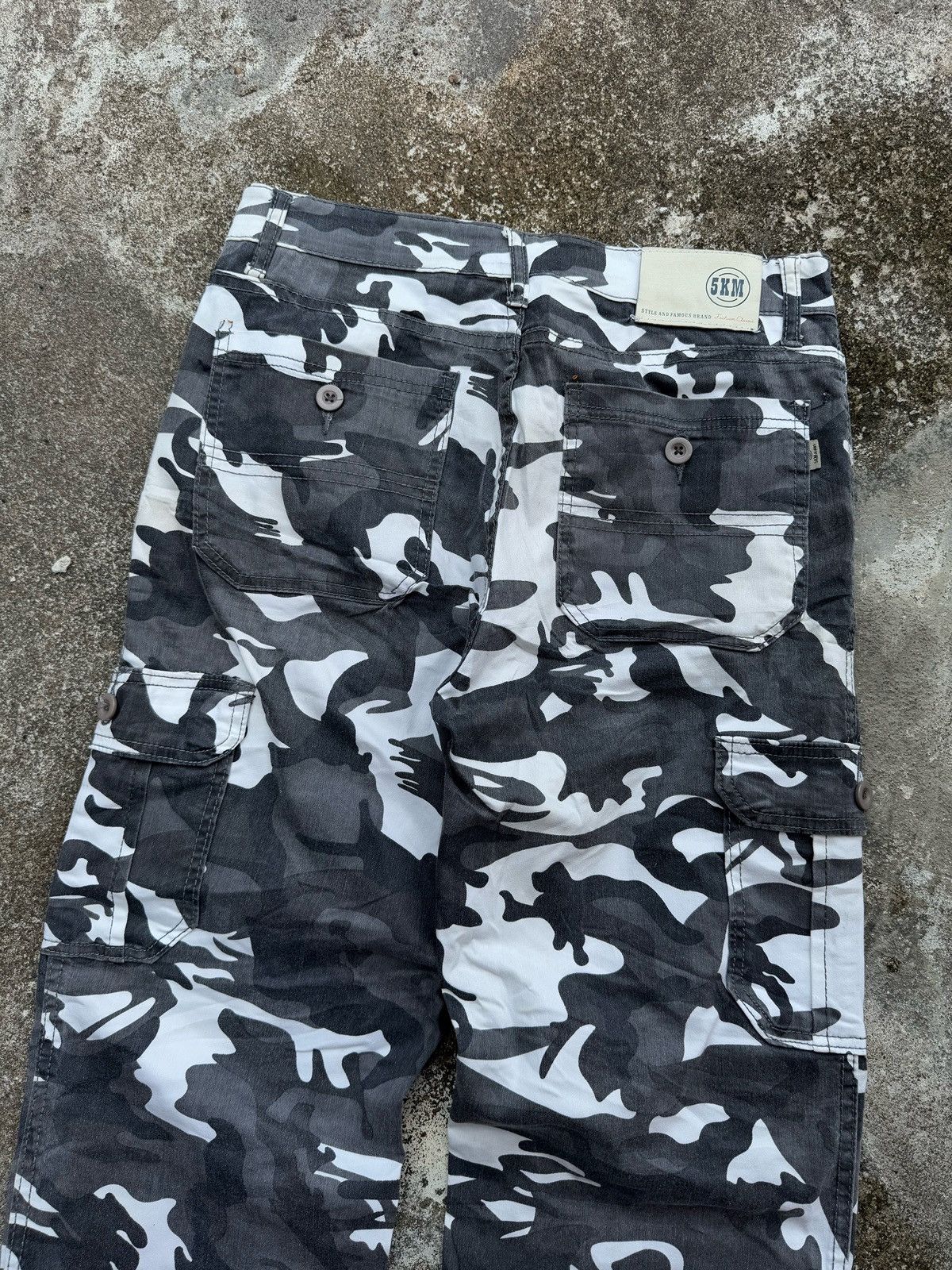 If Six Was Nine × Japanese Brand × Le Grande Bleu (L.G.B.) japanese brand 5km camo cargo pants Size US 30 / EU 46 - 4 Thumbnail