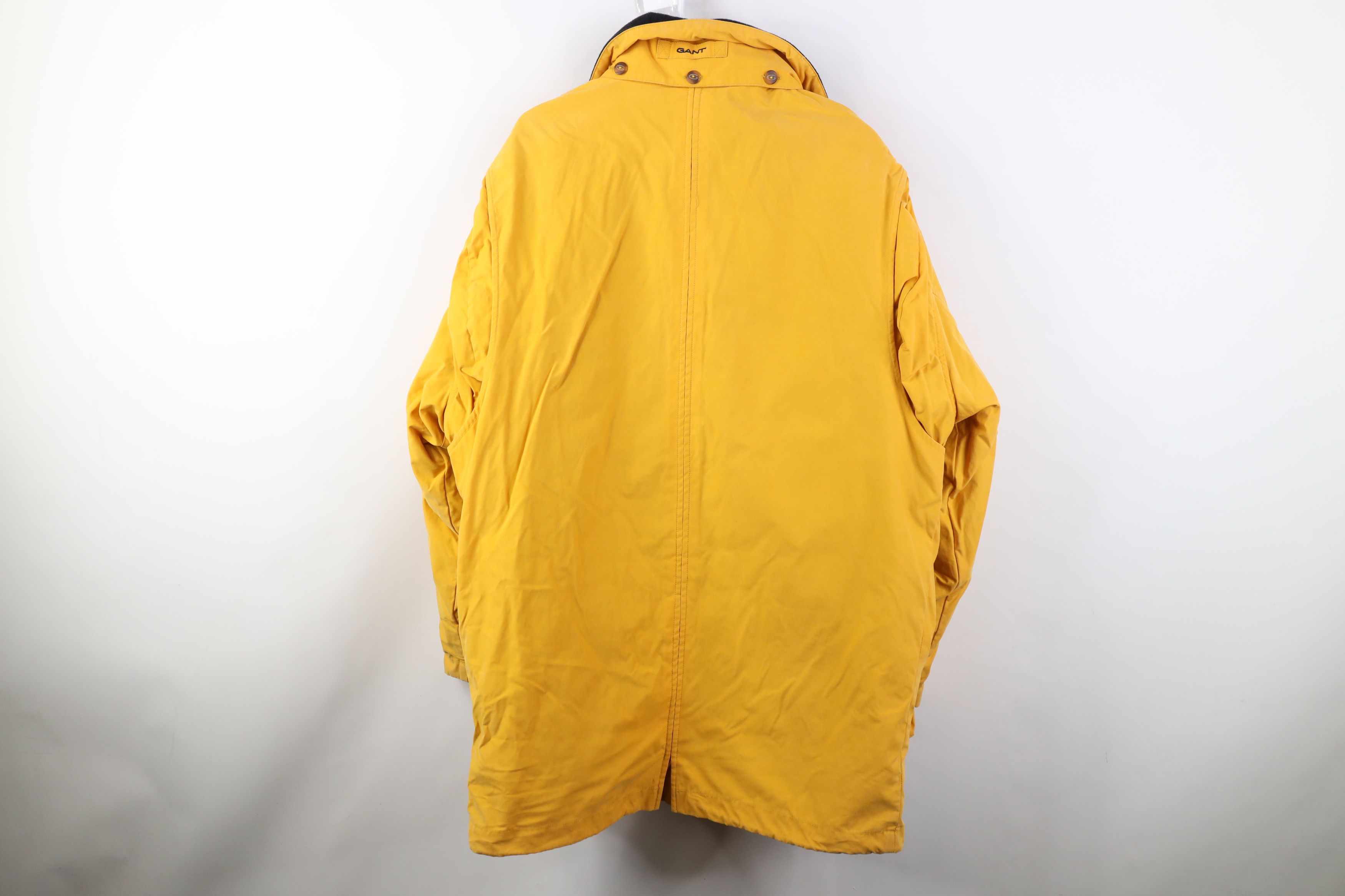 Vintage Vintage 90s Streetwear Pigment Dye Chore Barn Jacket Yellow Size US L / EU 52-54 / 3 - 14 Thumbnail
