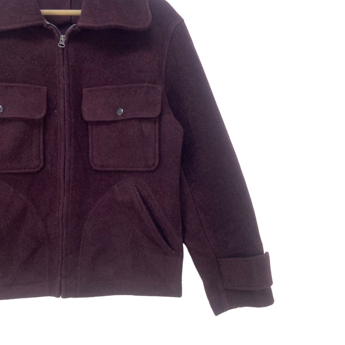 Lemaire × Uniqlo Uniqlo X Lemaire Cropped Trucker Style Wool Jacket Size US S / EU 44-46 / 1 - 6 Thumbnail