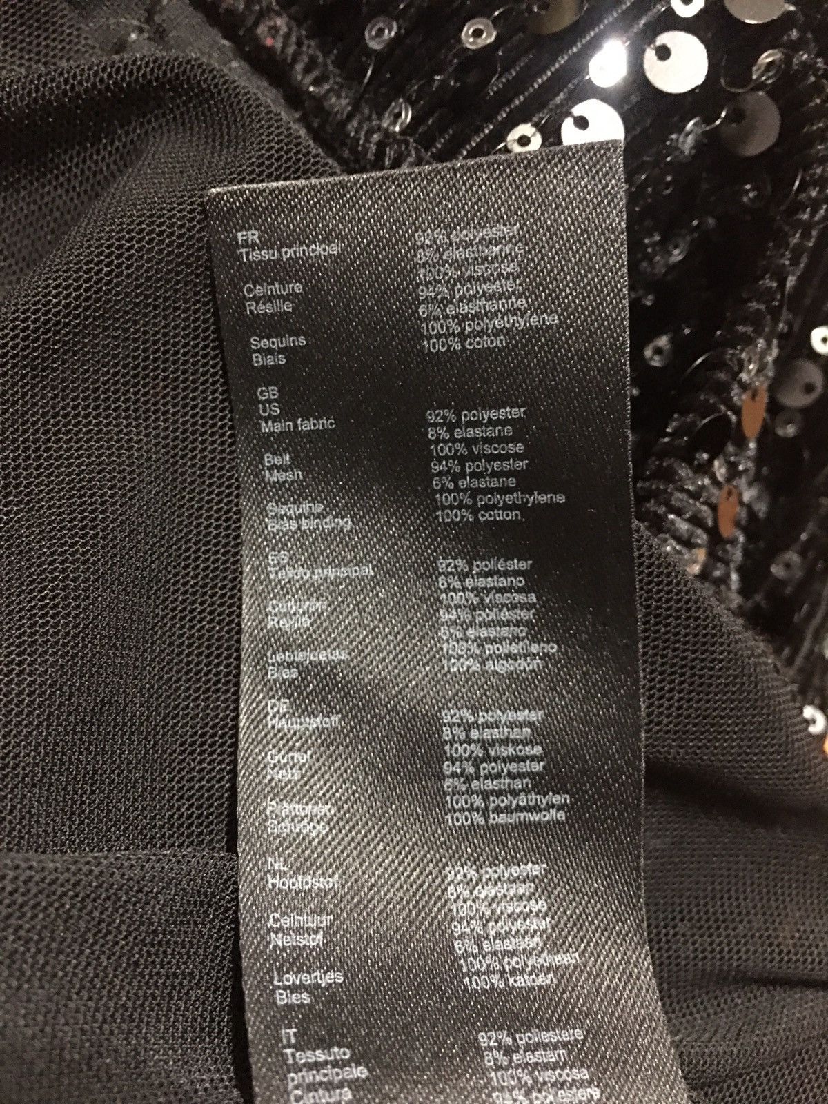 Maje MAJE NWT Black Sequin Velvet Short Dress Size EU 38 Size S / US 4 / IT 40 - 12 Thumbnail