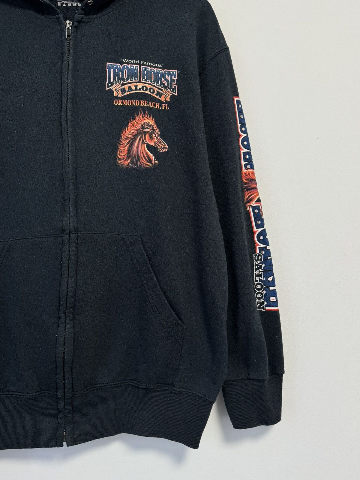 Vintage Iron Horse 2008 Bike week Zip hoodie Vintage Size US L / EU 52-54 / 3 - 2 Thumbnail
