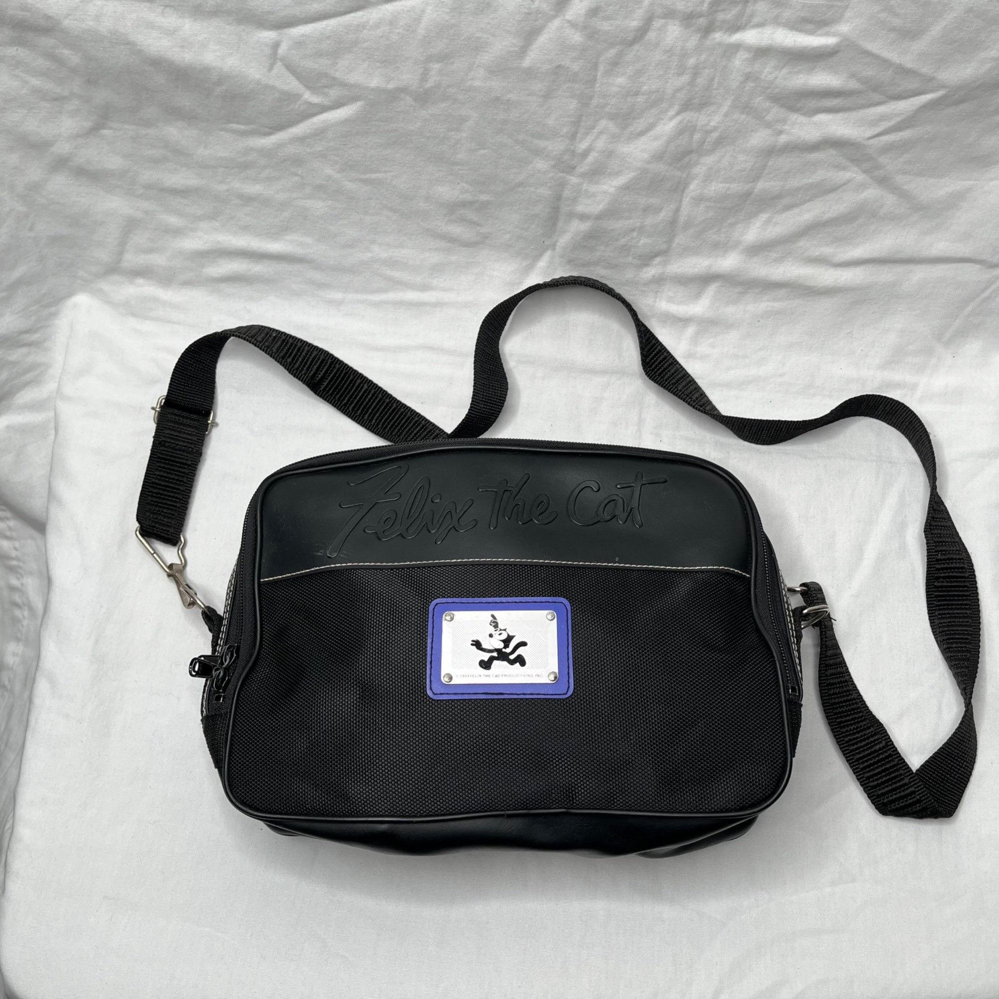 Other Vintage 1989 Felix The Cat Black Crossbody Carry On Travel B Size ONE SIZE - 2 Thumbnail