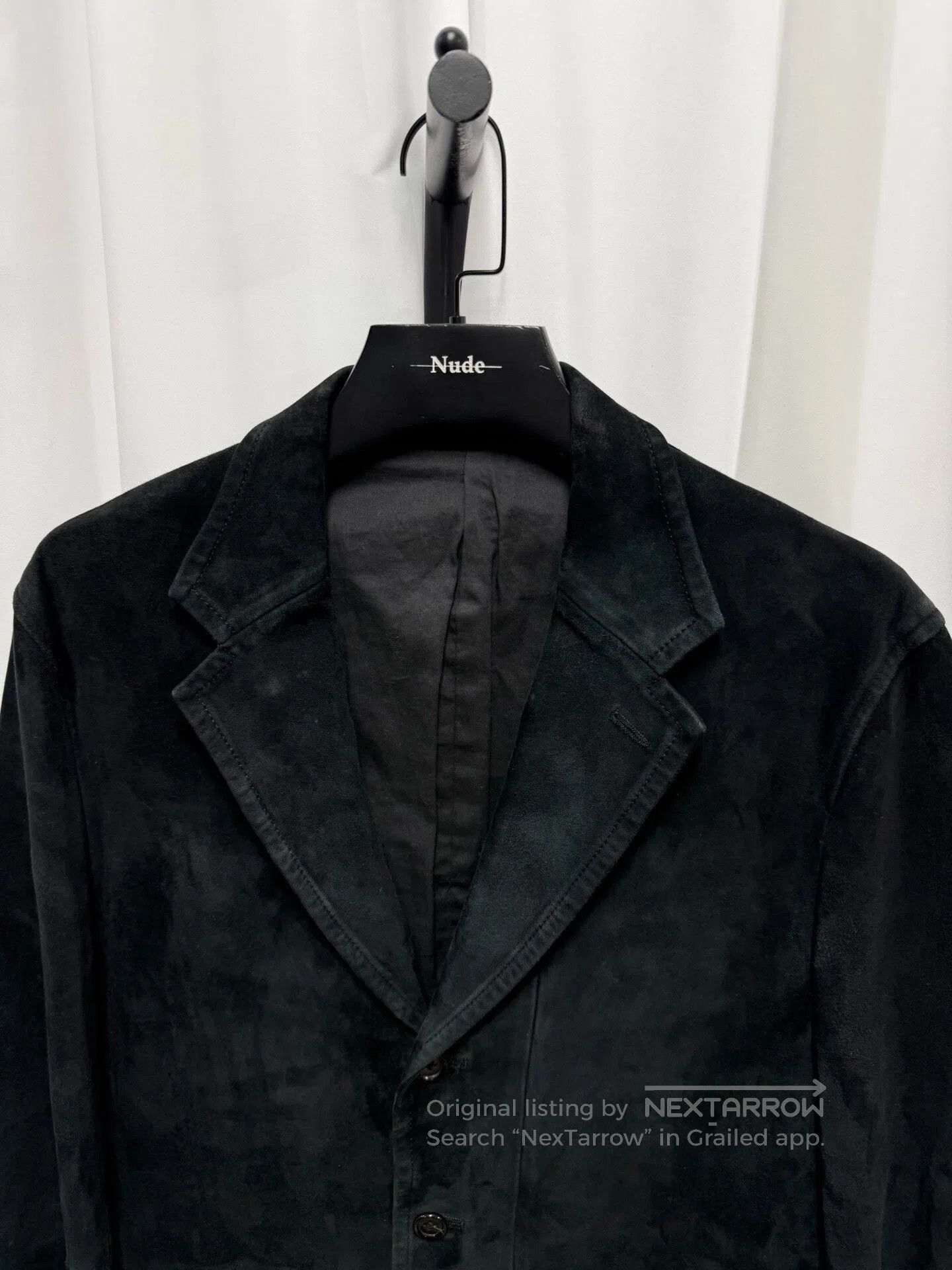 Yohji Yamamoto Yohji Yamamoto Suede Blazer for Men. Size US L / EU 52-54 / 3 - 4 Thumbnail