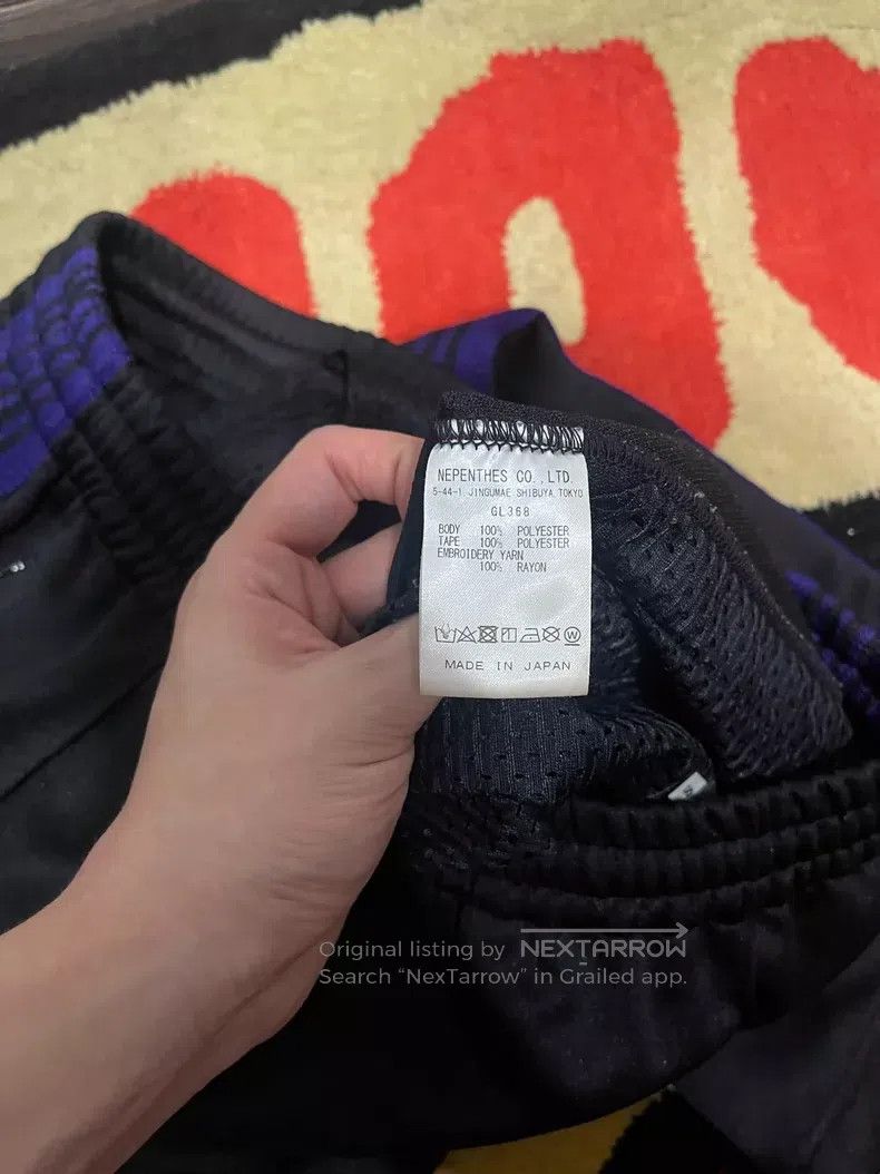 Needles Needles size S Black and purple sweatpants Size US 35 - 3 Thumbnail
