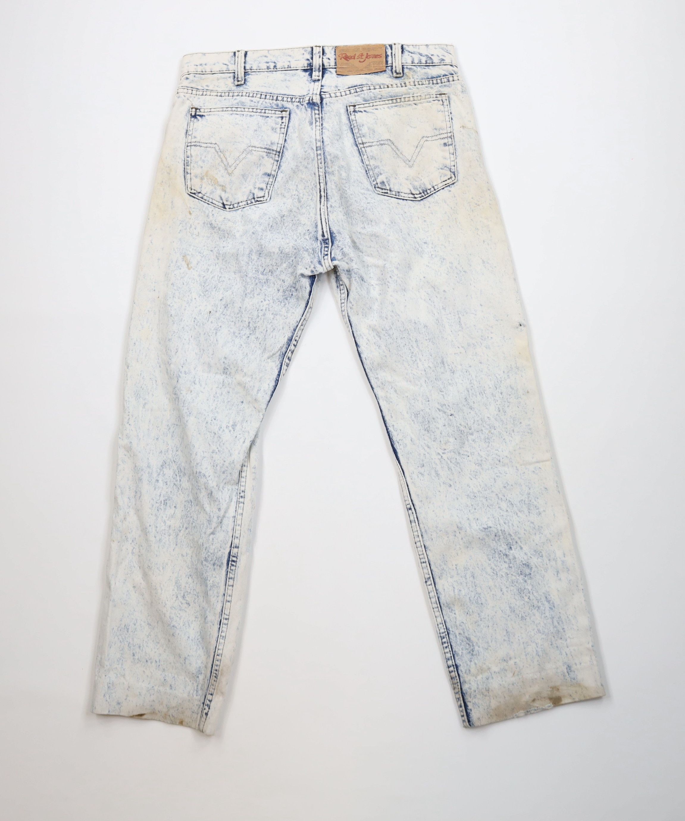 Vintage Vintage 90s Streetwear Acid Wash Straight Leg Denim Jeans Size US 34 / EU 50 - 10 Thumbnail