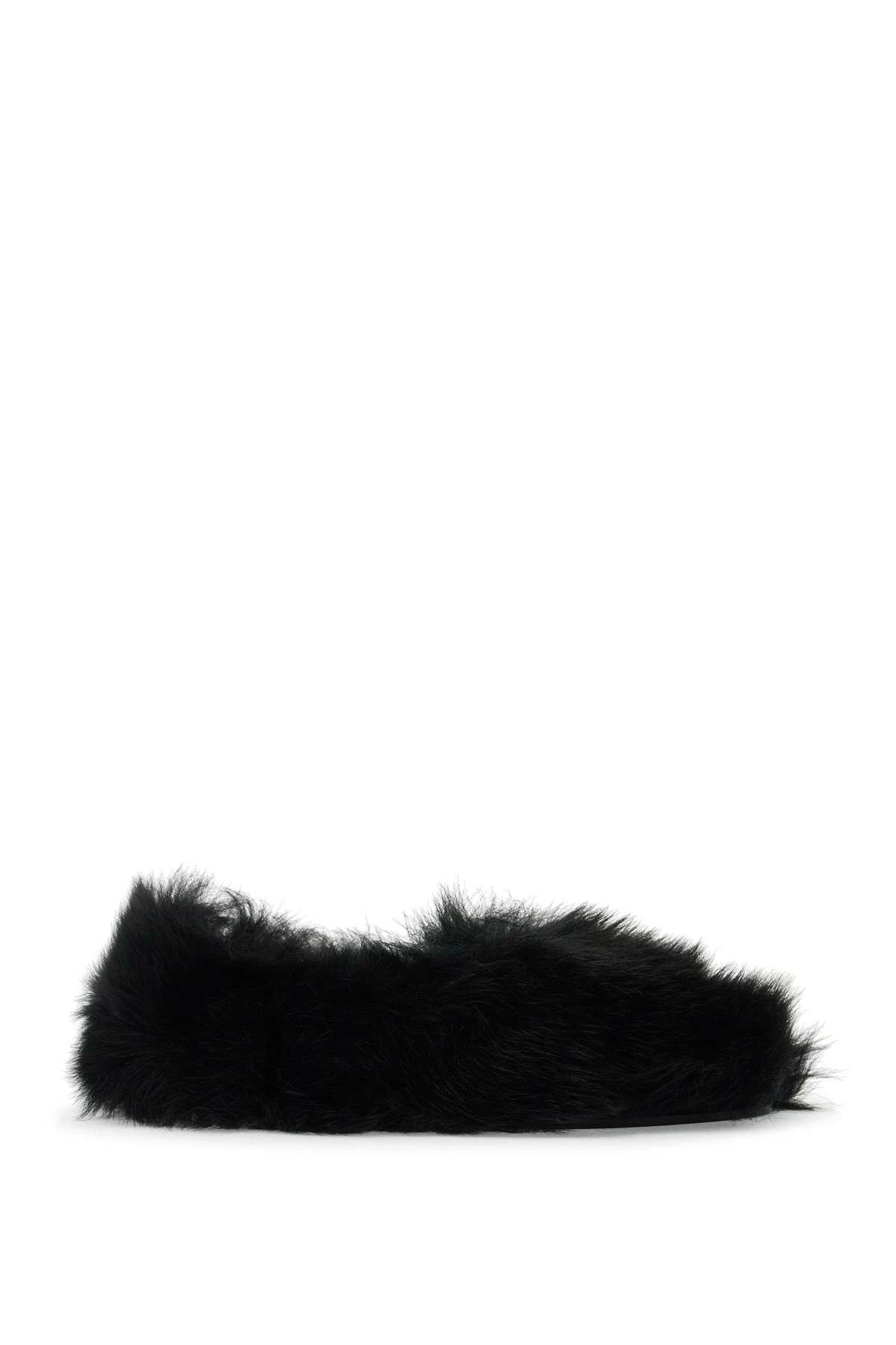 Jil Sander o1s22i1n0125 Fur Lined Slip Ons in Black Size US 10 / IT 40 - 1 Thumbnail