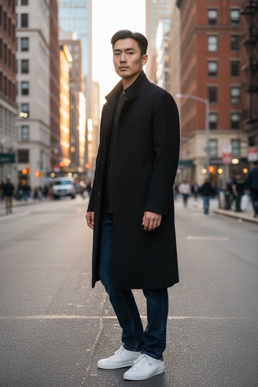 Theory Mens Theory Long coat Size US XL / EU 56 / 4 - 1 Thumbnail