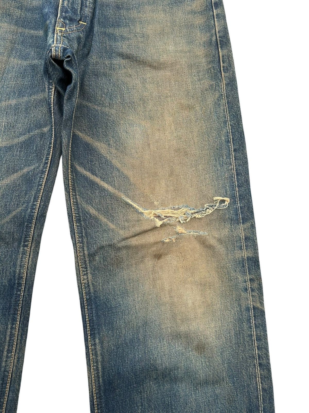 Japanese Brand × Kapital × Vintage Rusty Lee Selvedge Baggy Distressed Vintage Denim Jeans Size US 30 / EU 46 - 3 Thumbnail