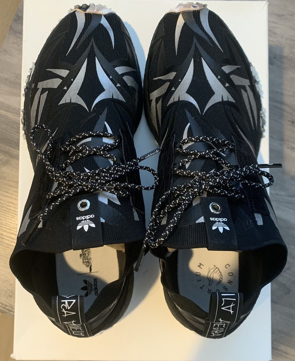 Adidas Adidas Consortium X Juice NMD Racer VNDS OG Box 🔥 Size US 12 / EU 45 - 6 Thumbnail