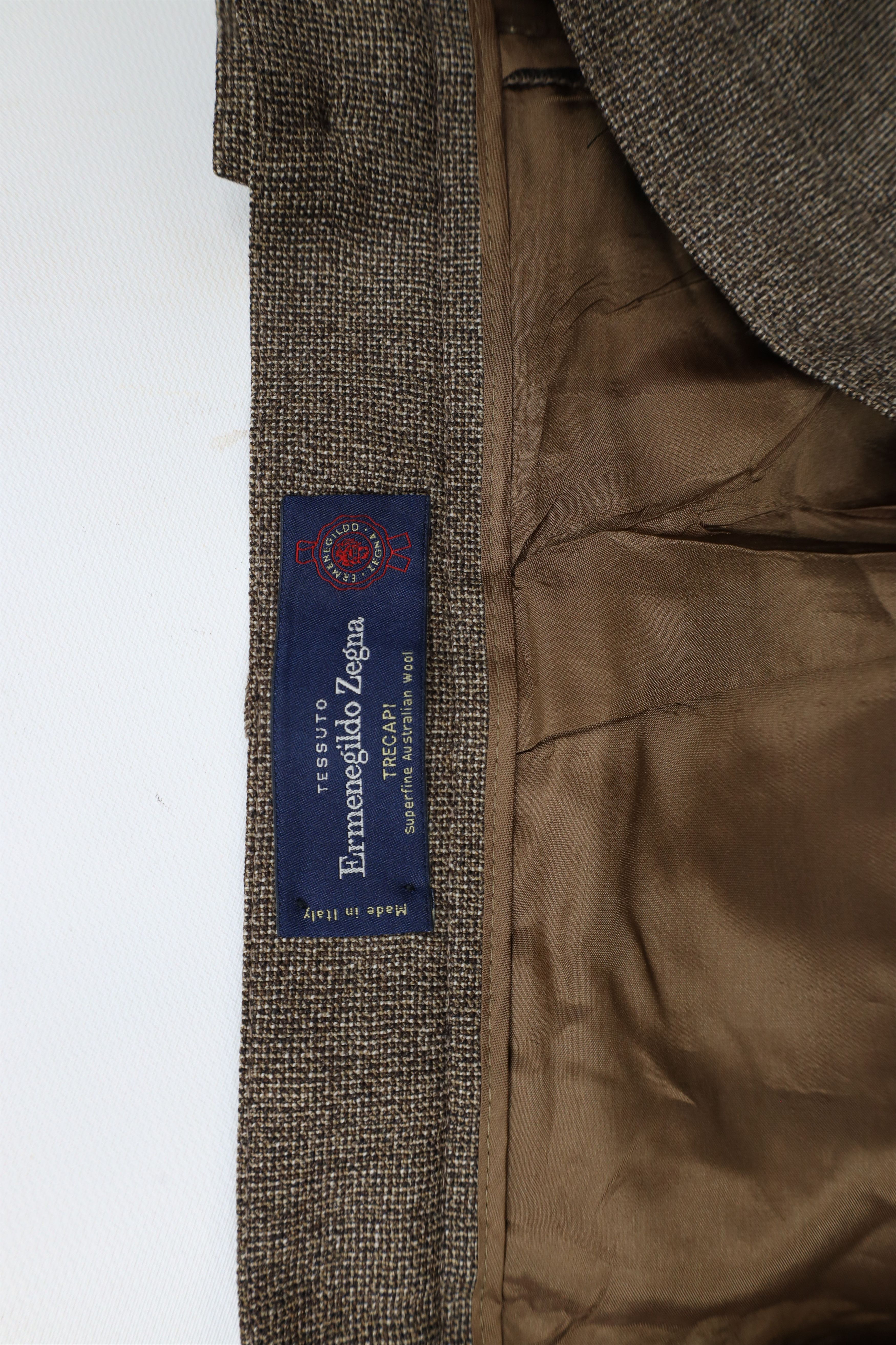Ermenegildo Zegna × Vintage Ermenegildo Zegna Superfine Australian Wool Pleated Pants Size 38" / US 16 / IT 52 - 6 Thumbnail