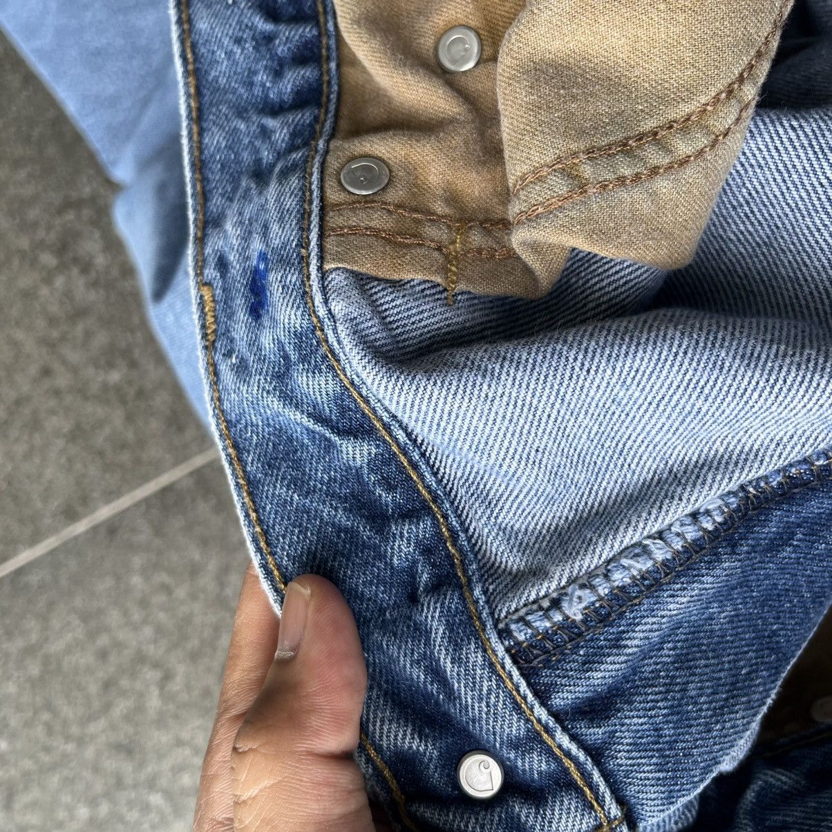 Carhartt × Vintage Vintage Carhartt Blue Denim Distressed Relaxed Fit Jeans Size US 38 / EU 54 - 9 Thumbnail