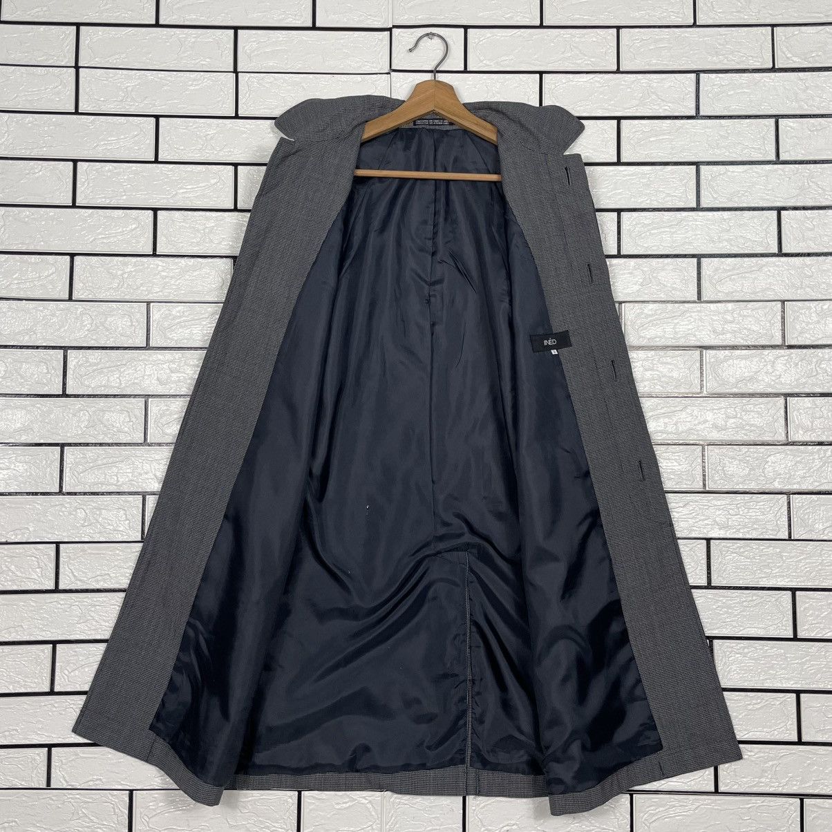 Japanese Brand Ined Houndstooth Coat Size S / US 4 / IT 40 - 12 Thumbnail