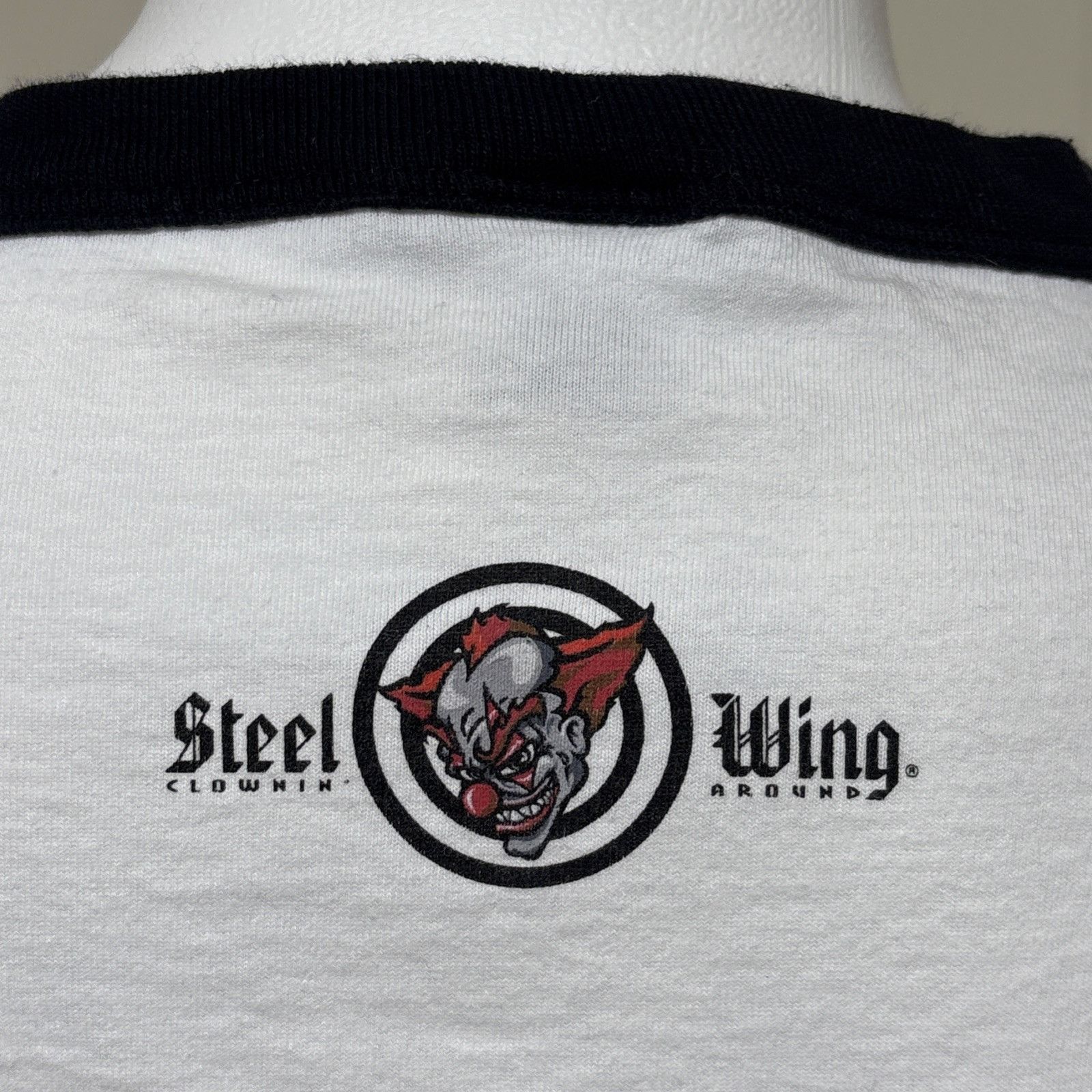 Other Vintage Single Stitch Ringer Shirt Mens L Clown Target Steel Size US L / EU 52-54 / 3 - 5 Thumbnail