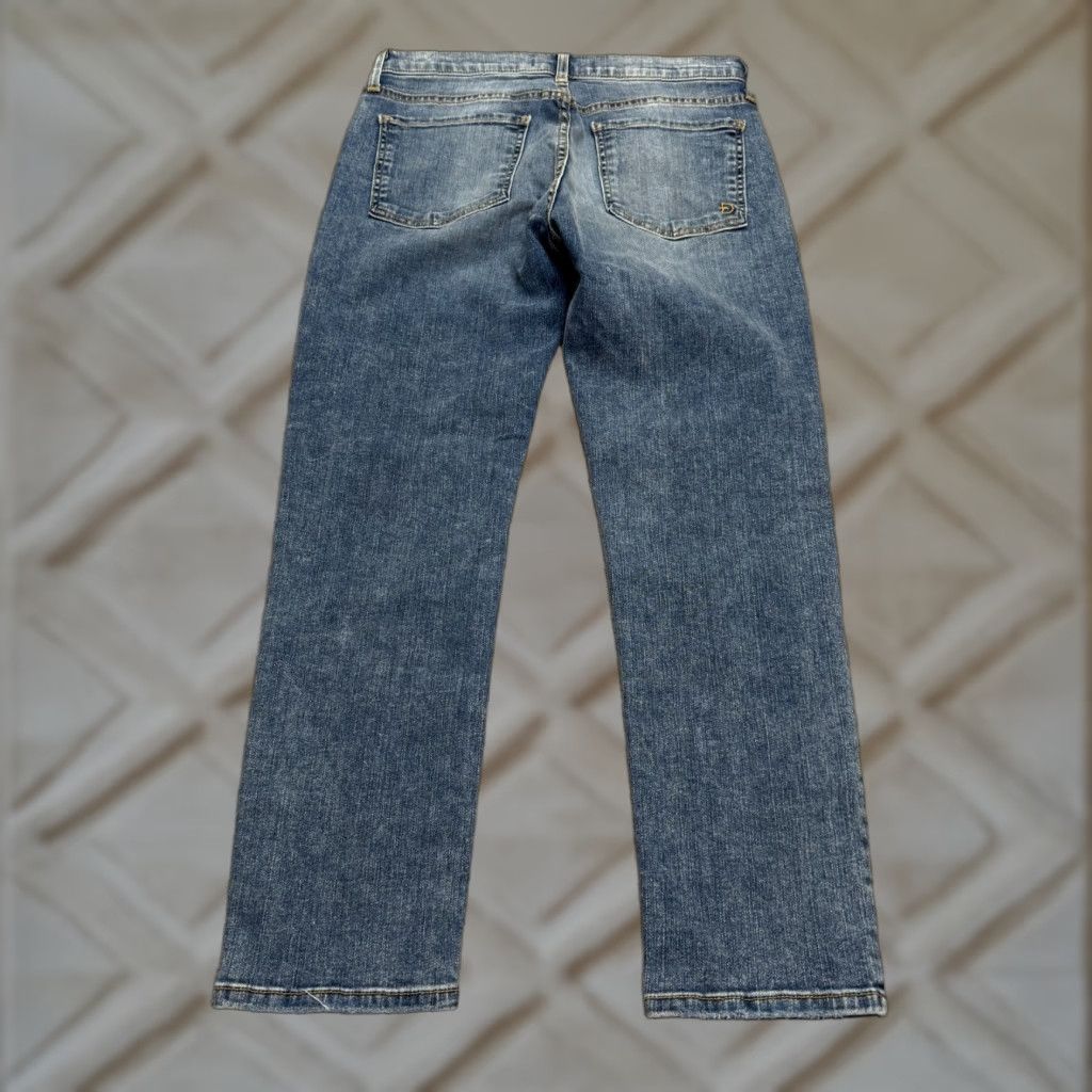 Vintage Fidelity Denim AXL Crop Girlfriend Jeans Womens 27 Blue Denim Stretch Medium Cropped 5-Pocket City Outdoor Vintage No WOMENS Size 27" / US 4 / IT 40 - 1 Thumbnail