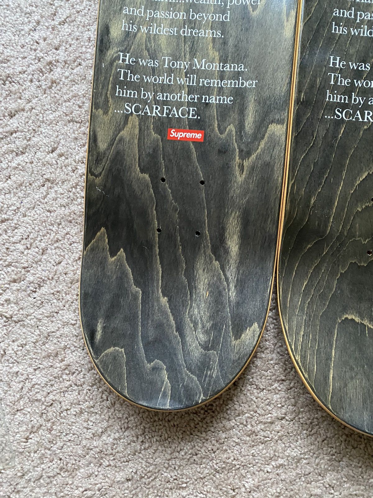 Supreme Supreme Scarface skate deck set of 2 authentic Size ONE SIZE - 10 Thumbnail