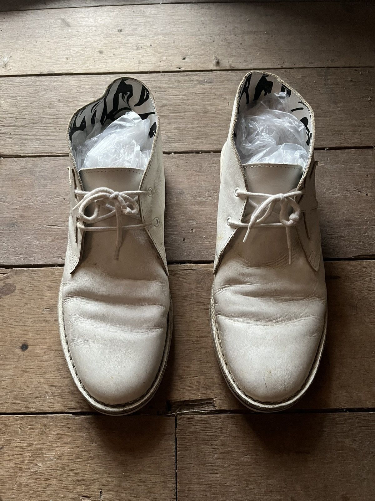 Golden Goose 🔥Rare GGDB City Boots Leather Mid-Rise Graffiti Lining Size US 9.5 / EU 42-43 - 4 Thumbnail