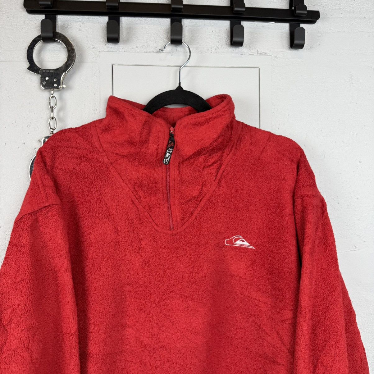 Quiksilver Vintage Quicksilver Fleece Y2K Avant Garde Size US L / EU 52-54 / 3 - 3 Thumbnail