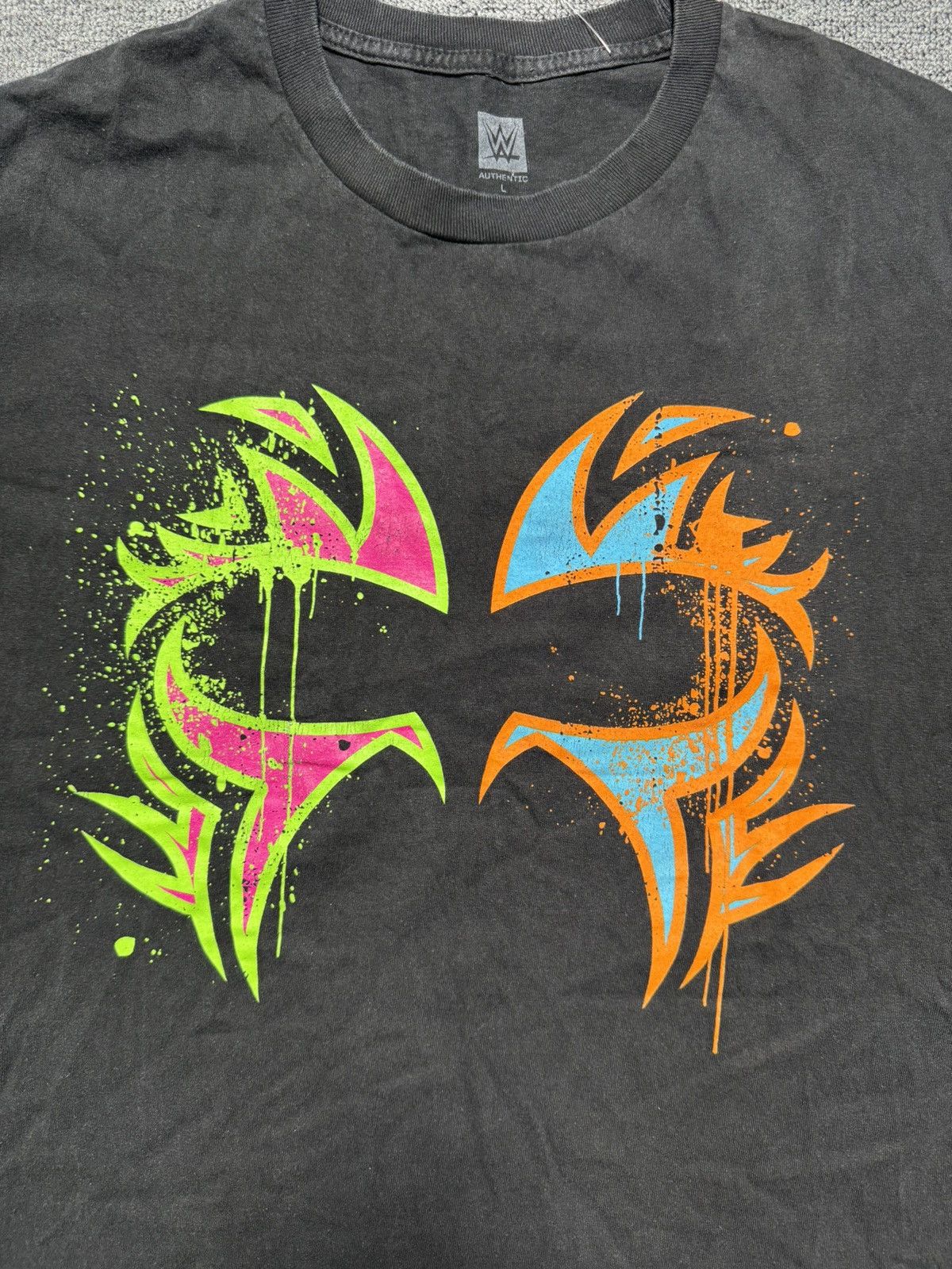WWE WWE Authentic Ultimate Warrior T-Shirt Play Hard In Paint Size US L / EU 52-54 / 3 - 3 Thumbnail