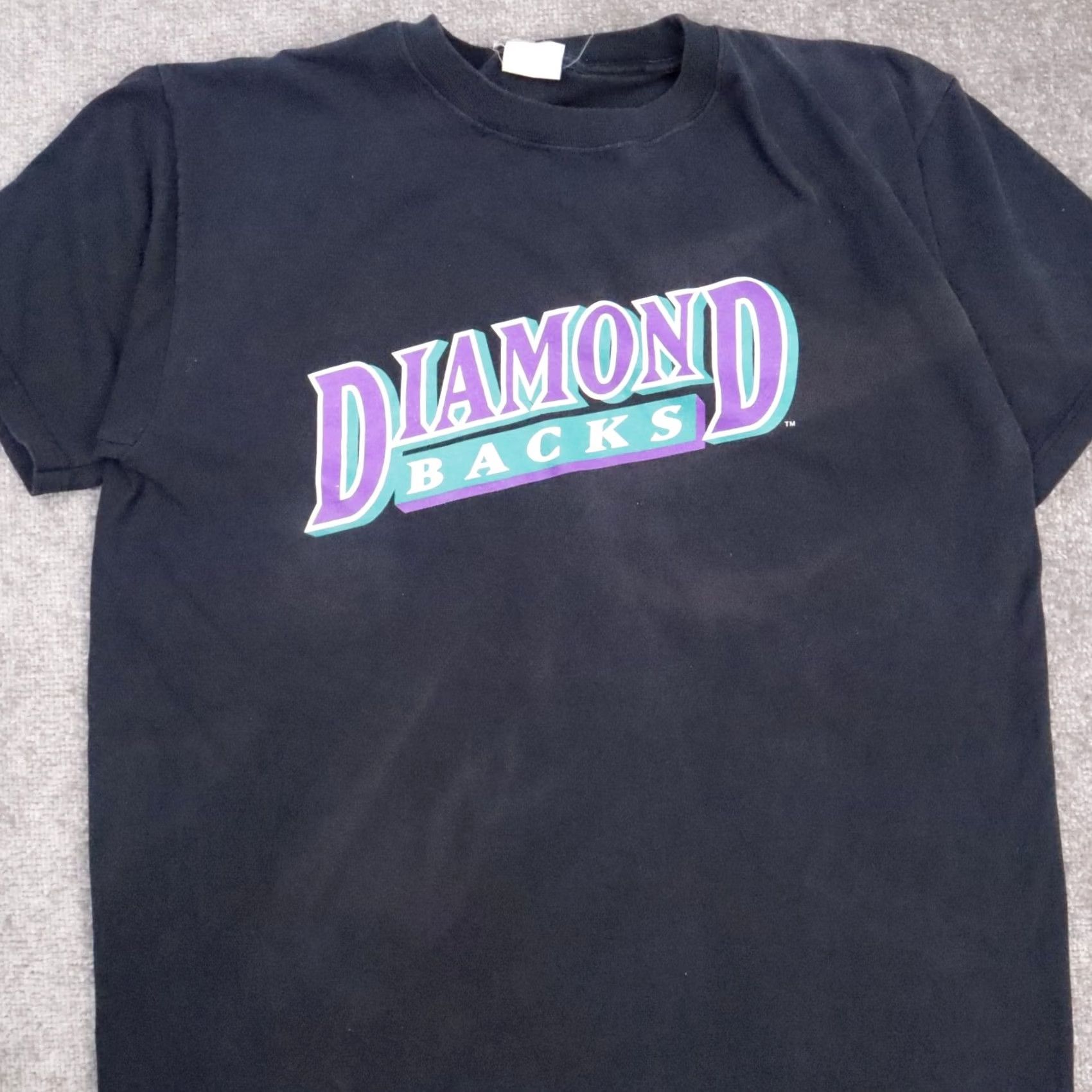 Vintage VTG 90s Diamondbacks Cody Ross #13 Baseball 2XL Black Short Sleeve T-Shirt Men USA Sports Vintage Diamondbacks Logo Shirt 90s Mens Size US XXL / EU 58 / 5 - 5 Thumbnail