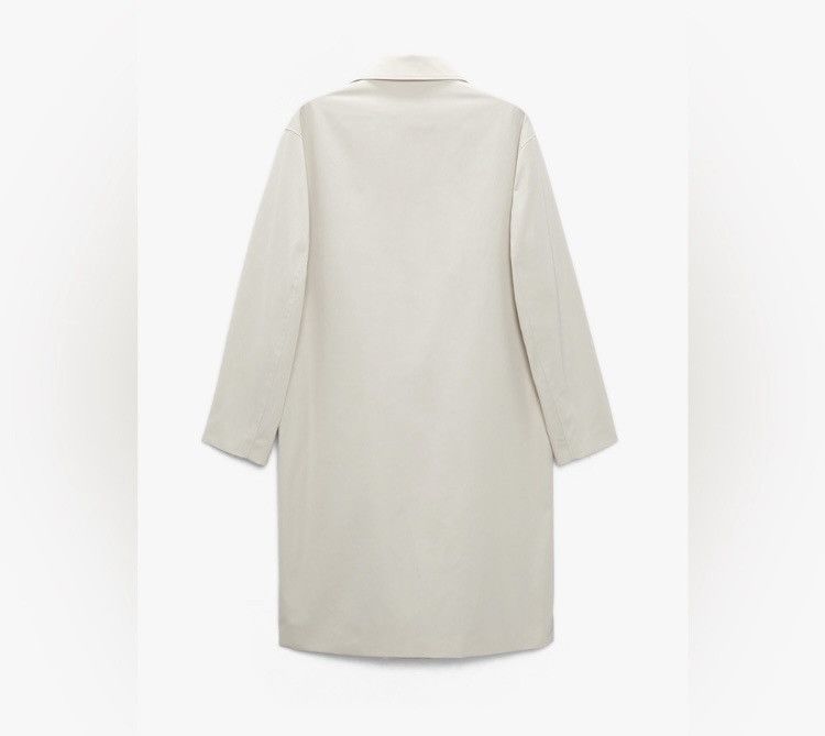 Zara Zara Men's Oversized Technical Water Repellent Trench Coat Size US XL / EU 56 / 4 - 6 Thumbnail
