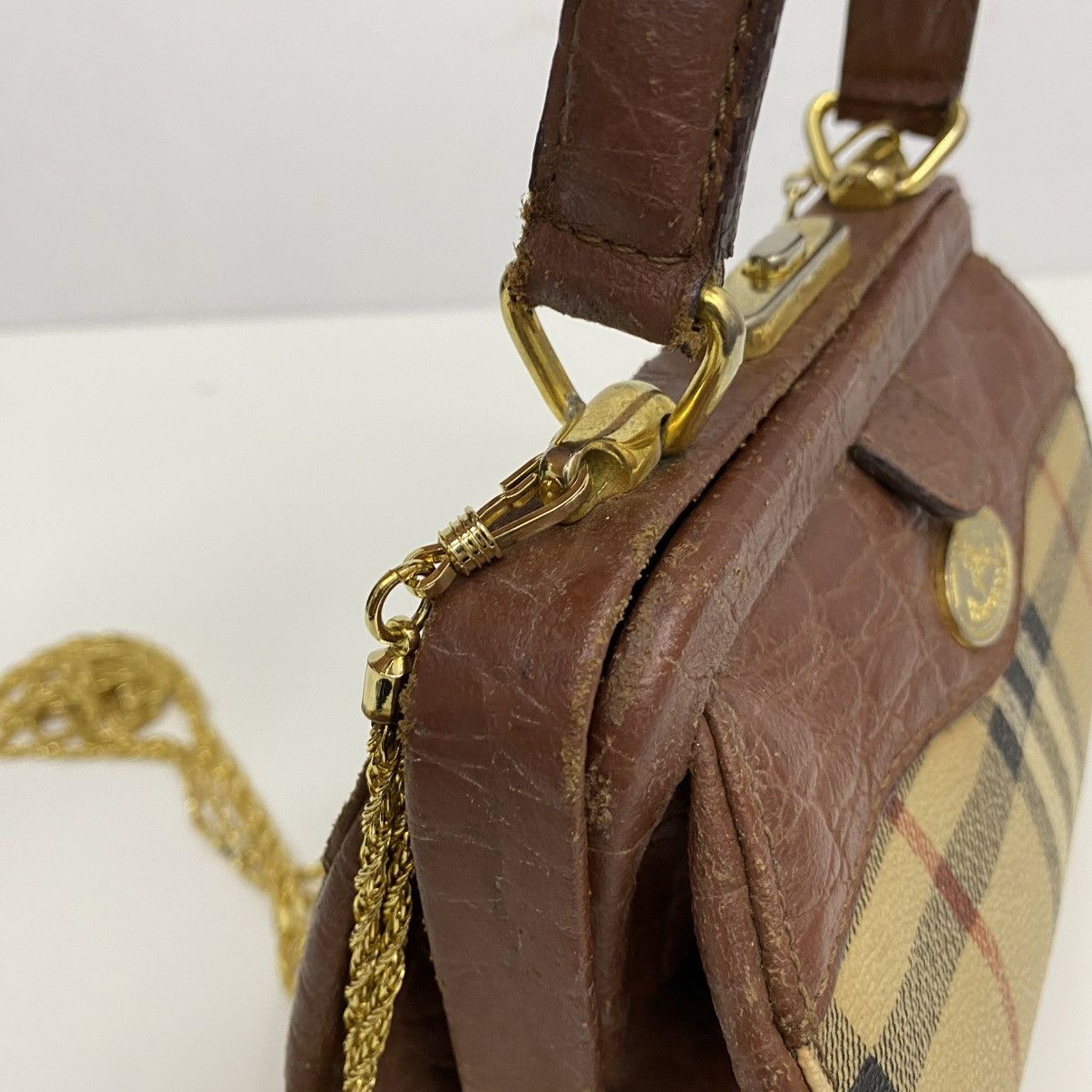 Burberry ‼️LASTDROP‼️ AUTHENTIC BURBERRY HANDBAG WITH CHAIN Size ONE SIZE - 10 Thumbnail