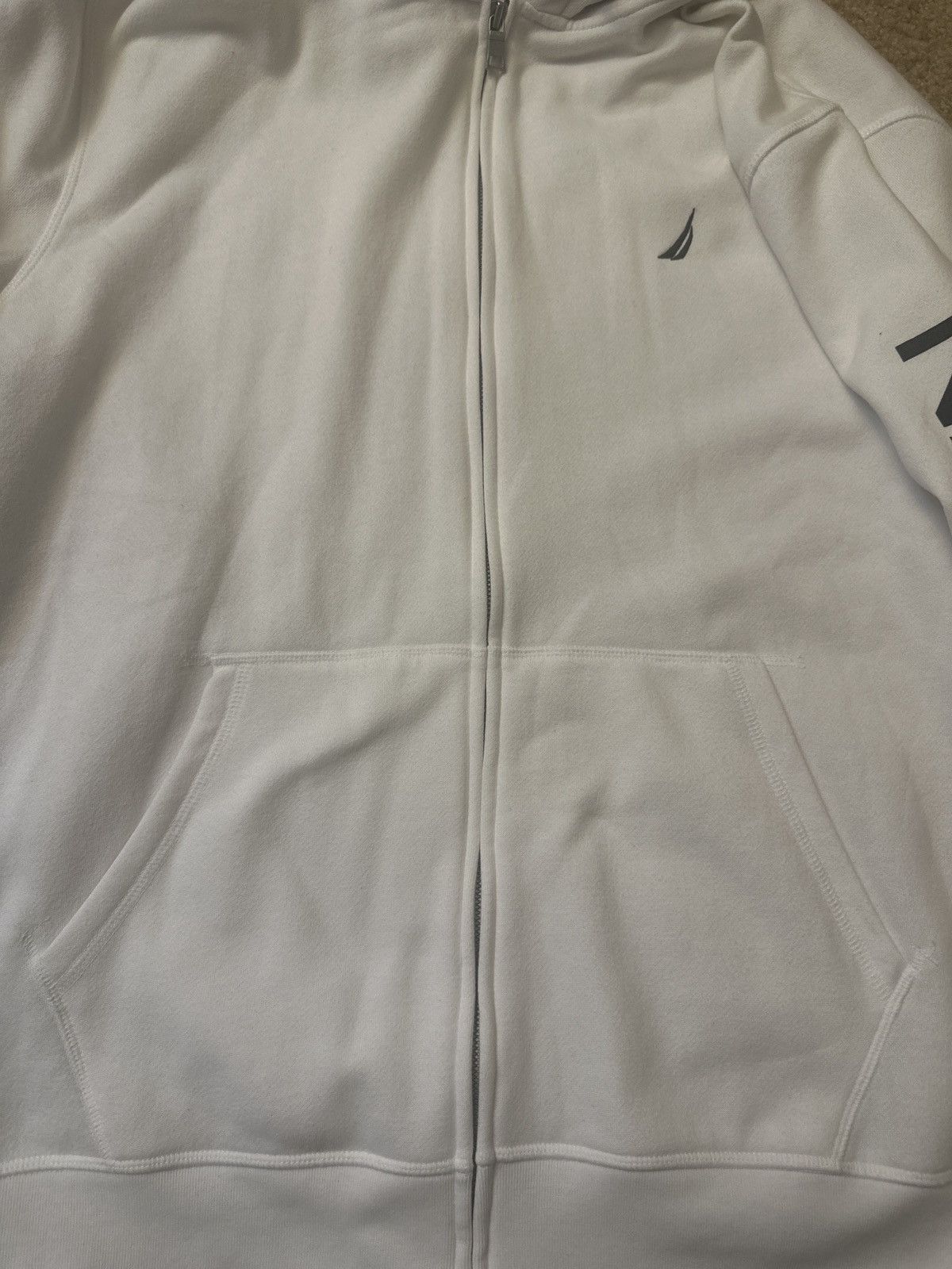 Nautica White Nautica full zip hoodie Size US XL / EU 56 / 4 - 2 Thumbnail