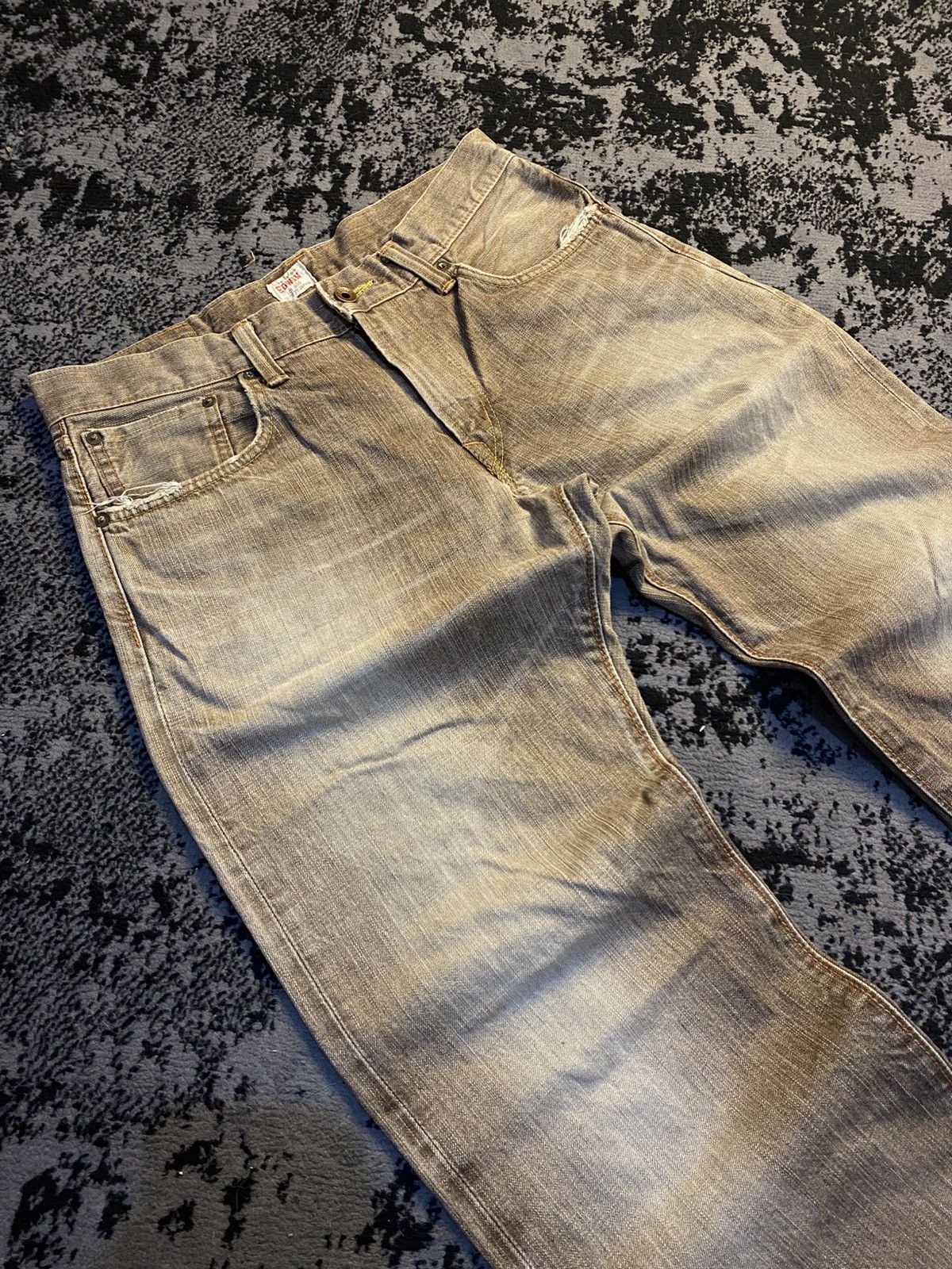Edwin Edwin 505zx Light Brown Wash Selvedge Denim 🔥 Size US 31 - 9 Thumbnail