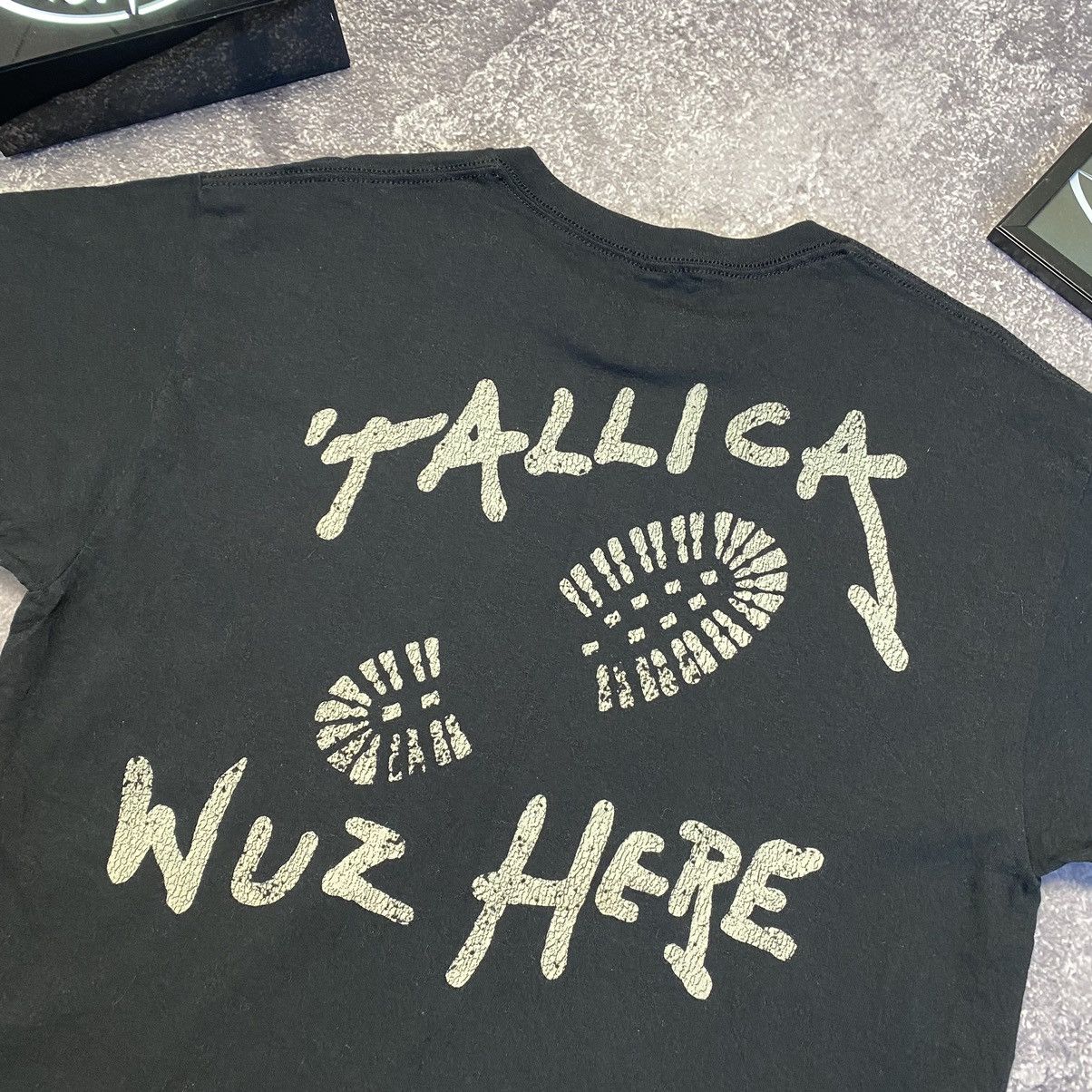Band Tees Vintage Metallica Wuz Here 2022 big logo rock band tee Size US L / EU 52-54 / 3 - 8 Thumbnail