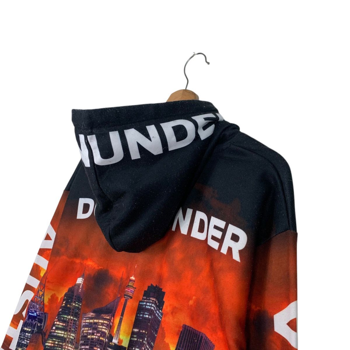 Japanese Brand HOXLEY AUSTRALIA Fullprint Polyester Hoodies #1960-C85 Size US L / EU 52-54 / 3 - 15 Thumbnail
