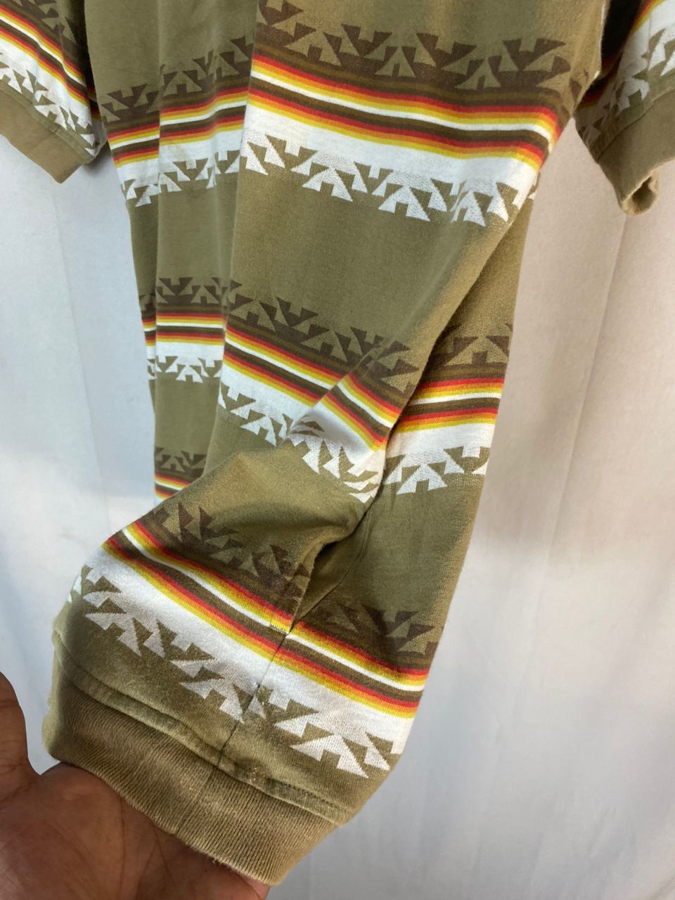 Japanese Brand × Native Unisex 🔥Fullprint native ringer polo shirt Size US M / EU 48-50 / 2 - 5 Thumbnail