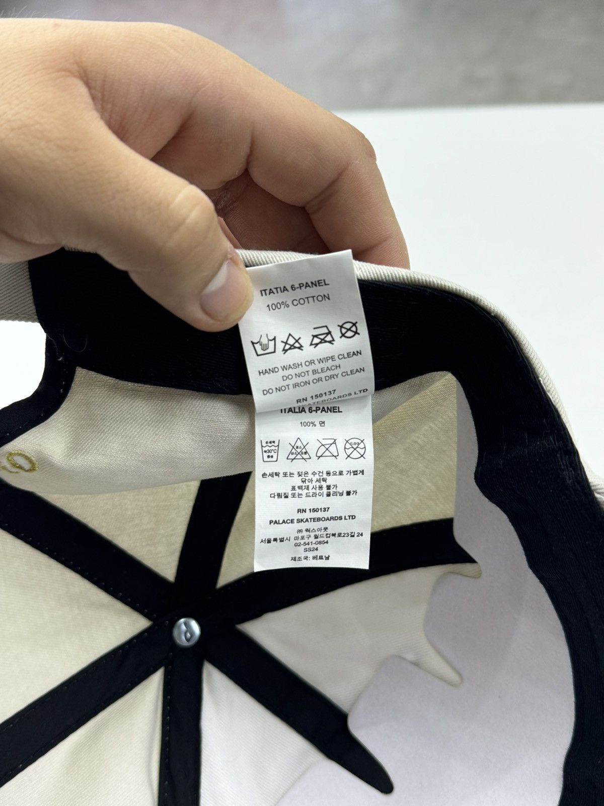 Palace Palace Italia 6-Panel Cap White Size ONE SIZE - 7 Thumbnail