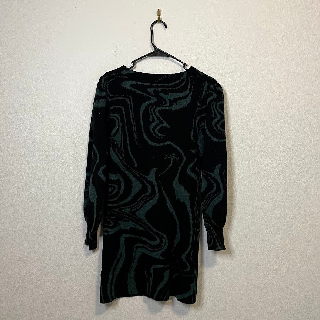 Designer × Other Lucy Paris Balloon Sleeve Swirl Mini Sweater Dress - Small Size S / US 4 / IT 40 - 3 Thumbnail