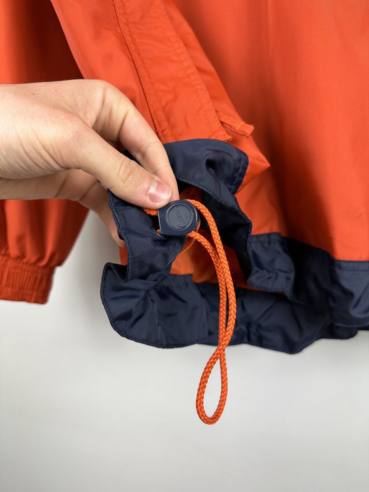 Nike × Vintage 🍊Vintage 90’s Nike Nylon Big Logo Baggy Anorak Jacket Y2K Size US S / EU 44-46 / 1 - 18 Thumbnail