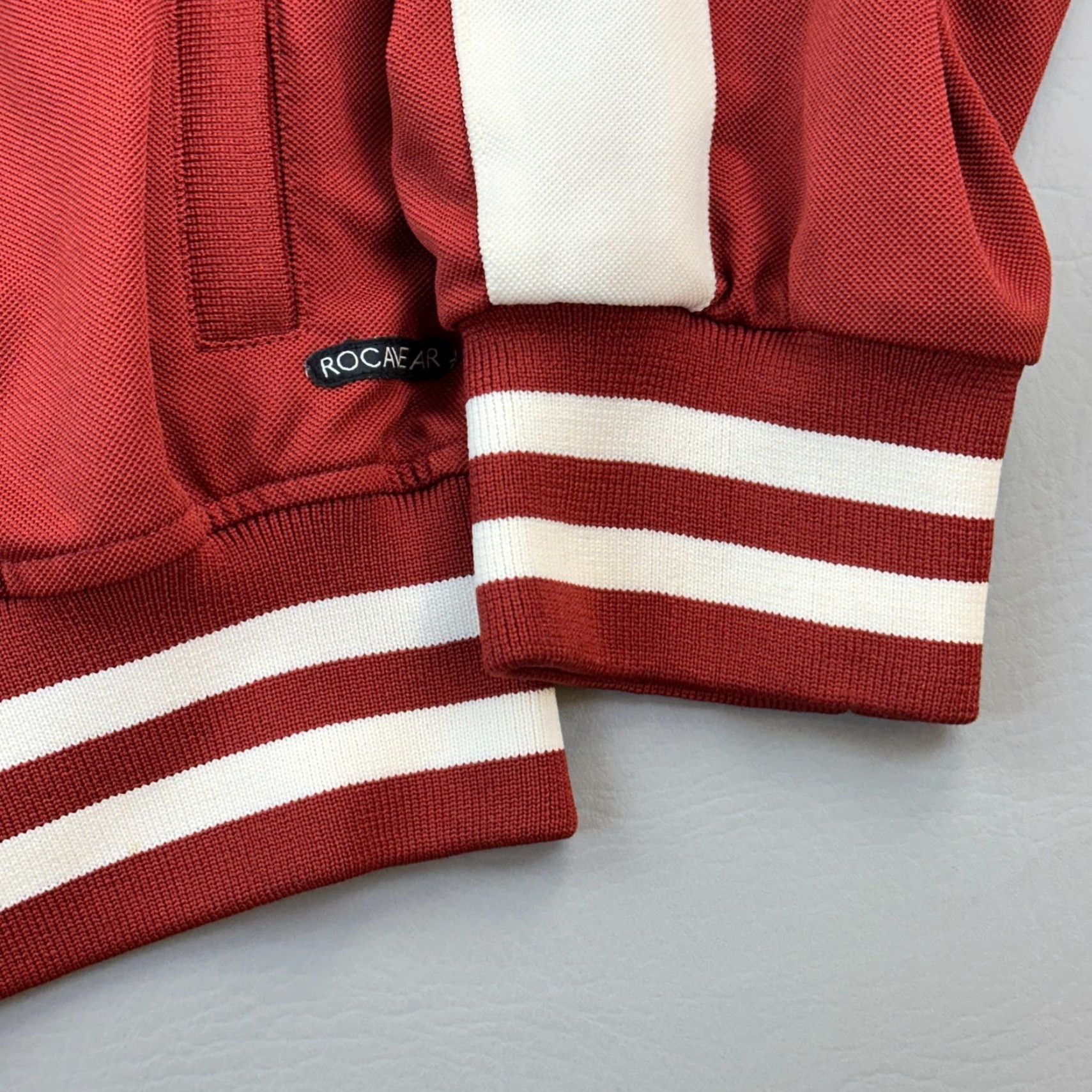 Rocawear VINTAGE Rocawear Track Jacket Mens L Red White Hip Hop Street Wear Y2K City Logo Retro Size US L / EU 52-54 / 3 - 3 Thumbnail