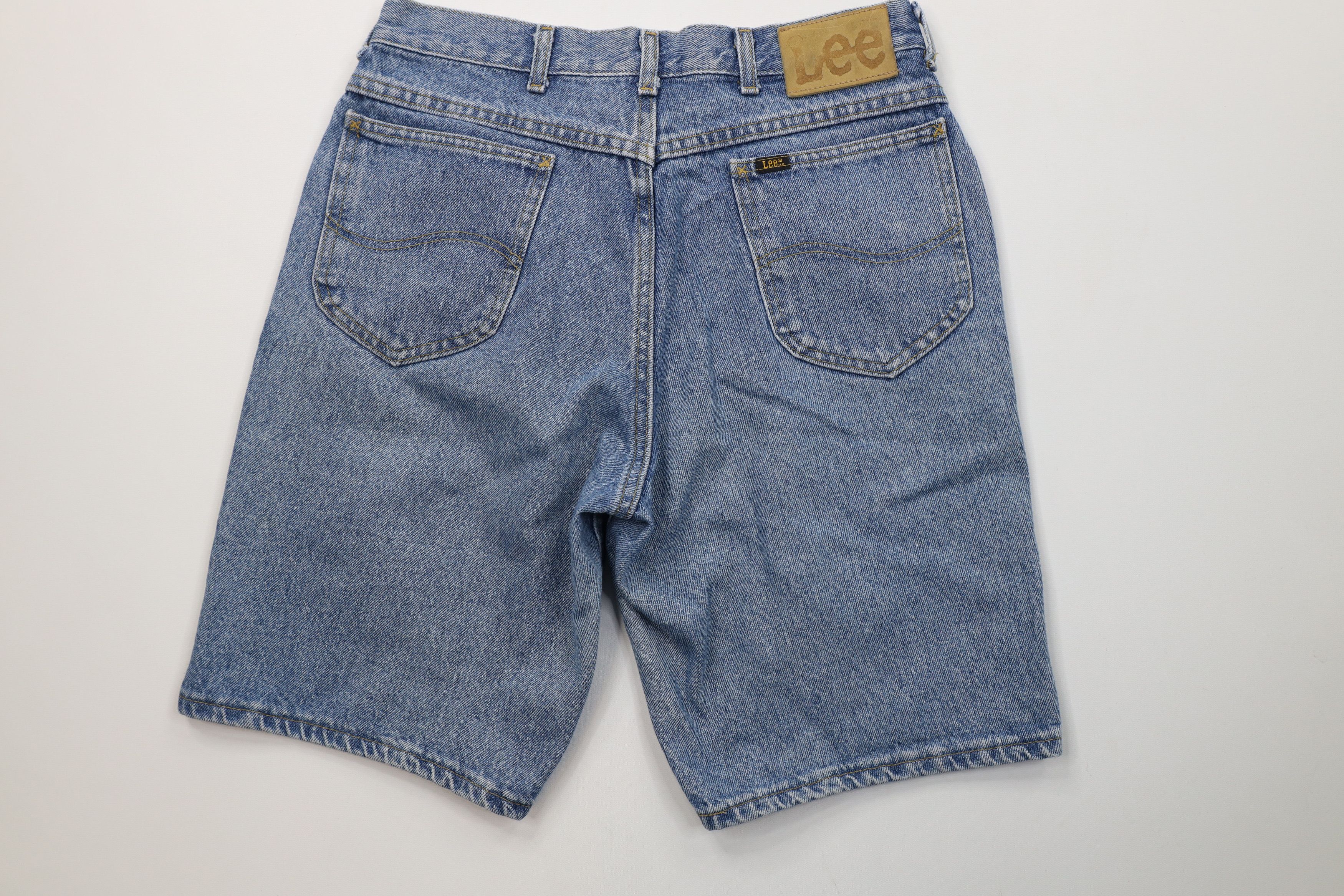 Lee Vintage 90s Lee Fit Denim Jean Shorts Jorts Blue Cotton USA Size US 32 / EU 48 - 7 Thumbnail
