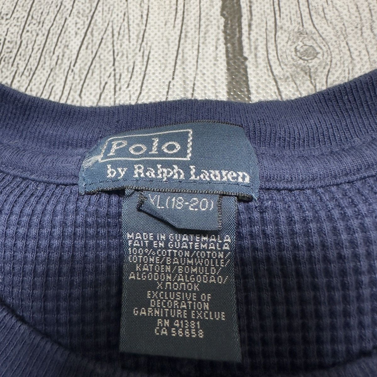 Polo Ralph Lauren Polo long sleeve thermal shirt Size US S / EU 44-46 / 1 - 4 Thumbnail