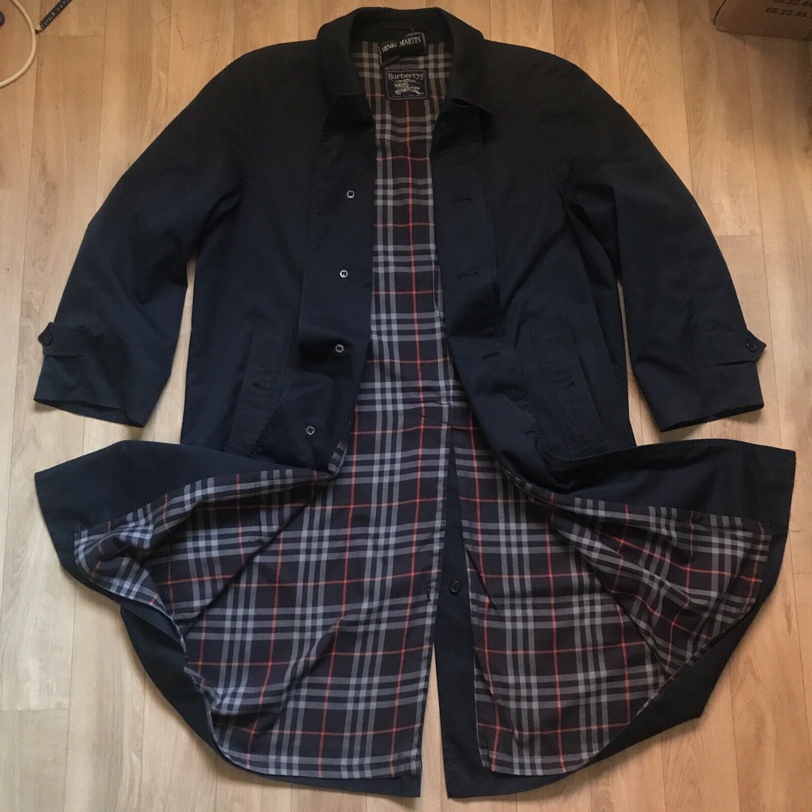 Burberry VINTAGE Burberry WINTER jacket Trench Coat Nova Check Size US L / EU 52-54 / 3 - 1 Thumbnail