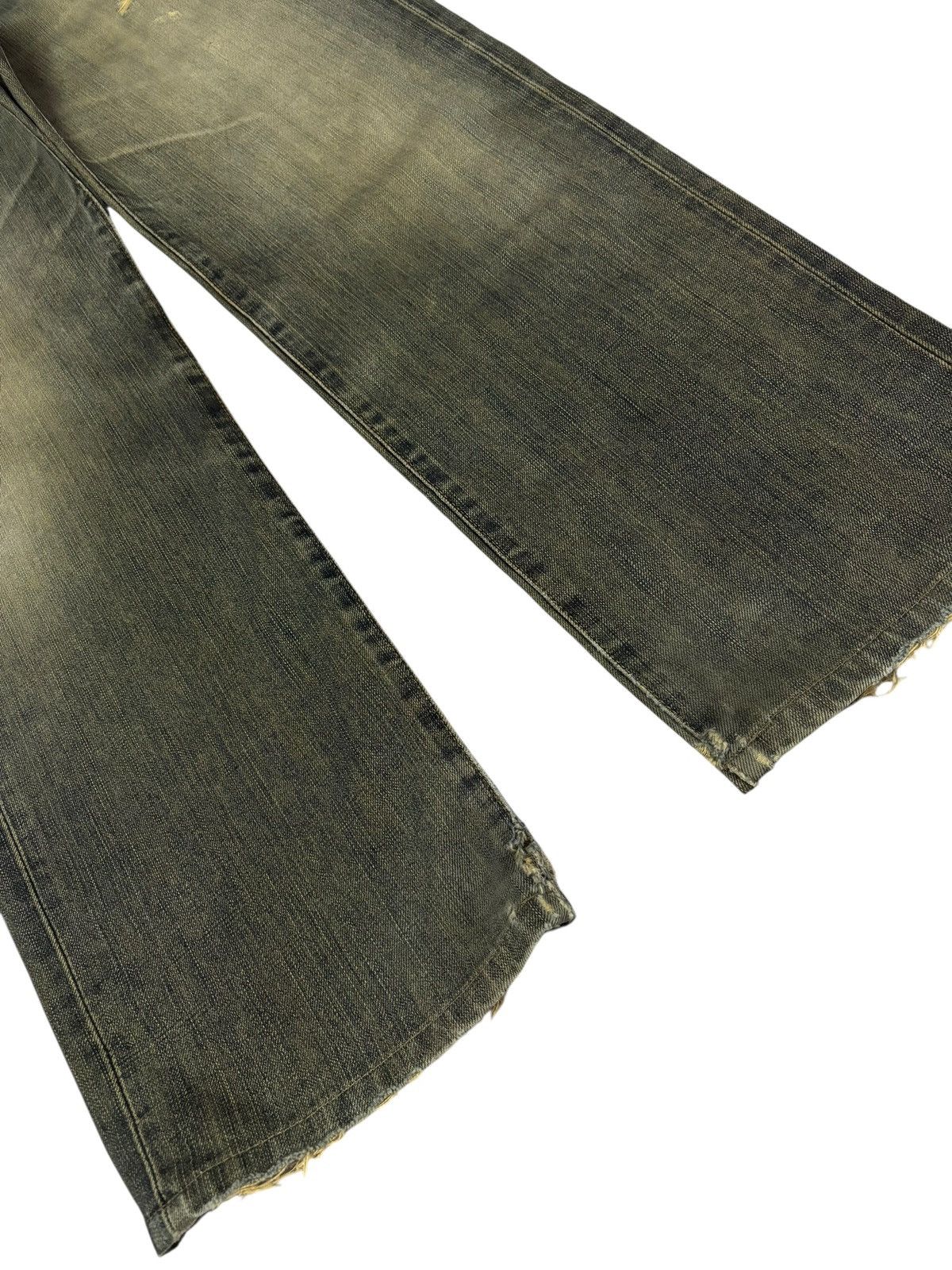 Edwin Vtg Edwin Japan 503 Mud Washed Distressed Jeans Size US 32 / EU 48 - 5 Thumbnail
