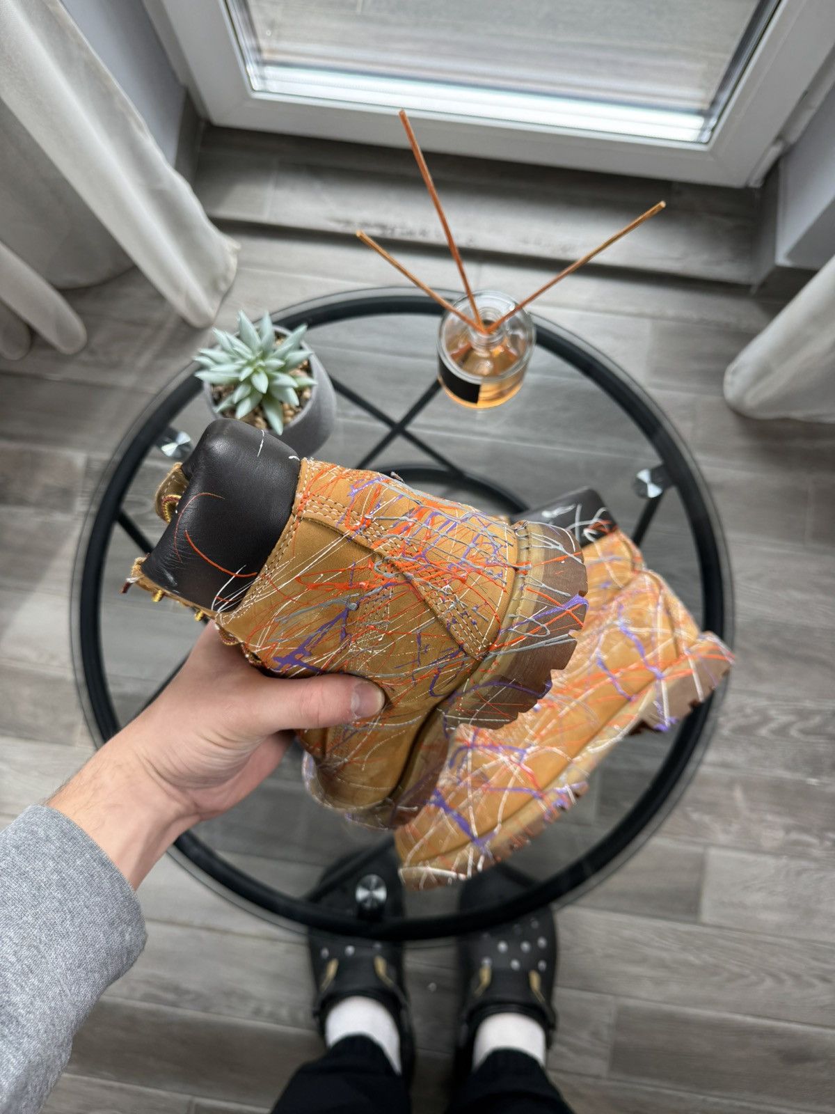 Timberland Hype Timberland Gallery Dept. Style Custom Boots Size US 7 / IT 37 - 7 Thumbnail