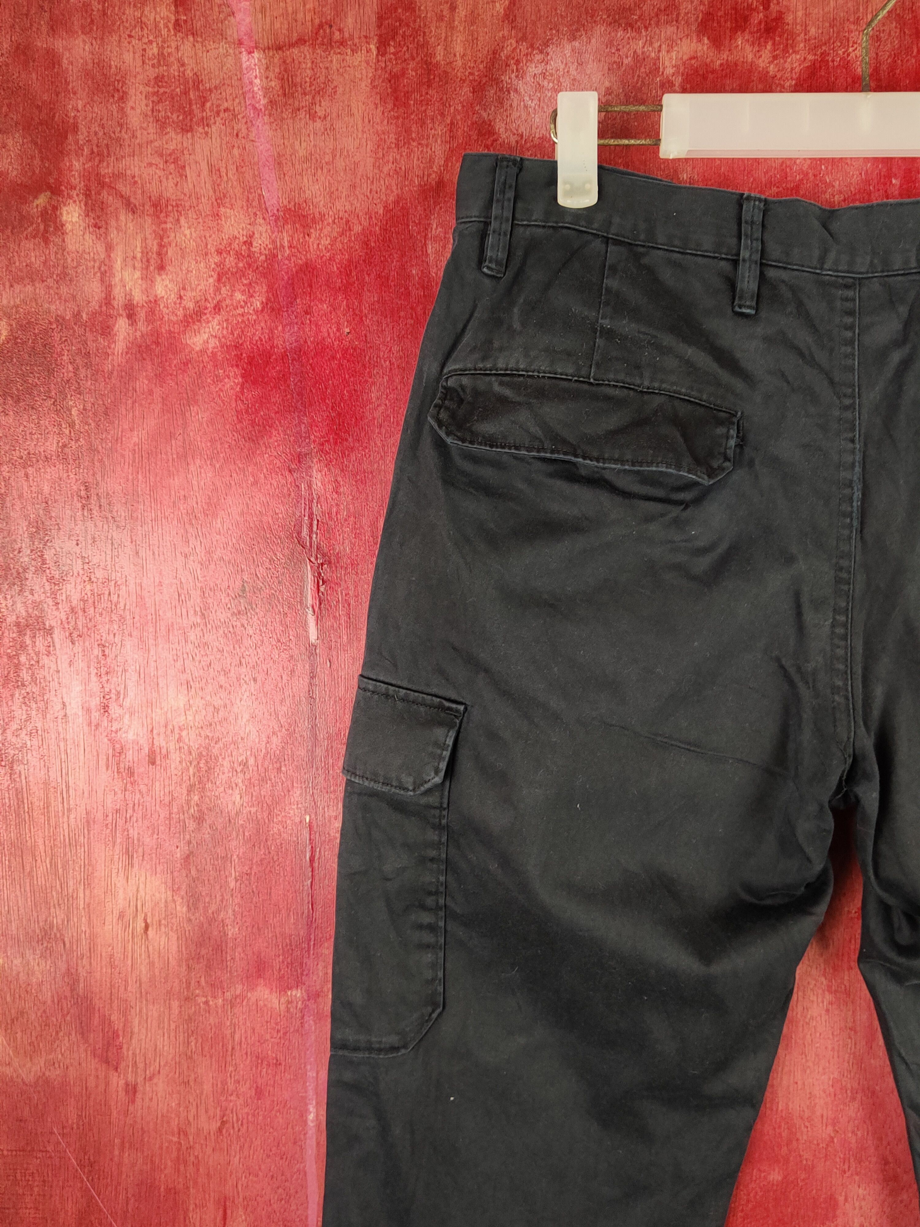 GU GU Dark Blue Multipocket Tactical Cargo Pants #S2222 Size US 32 / EU 48 - 8 Thumbnail