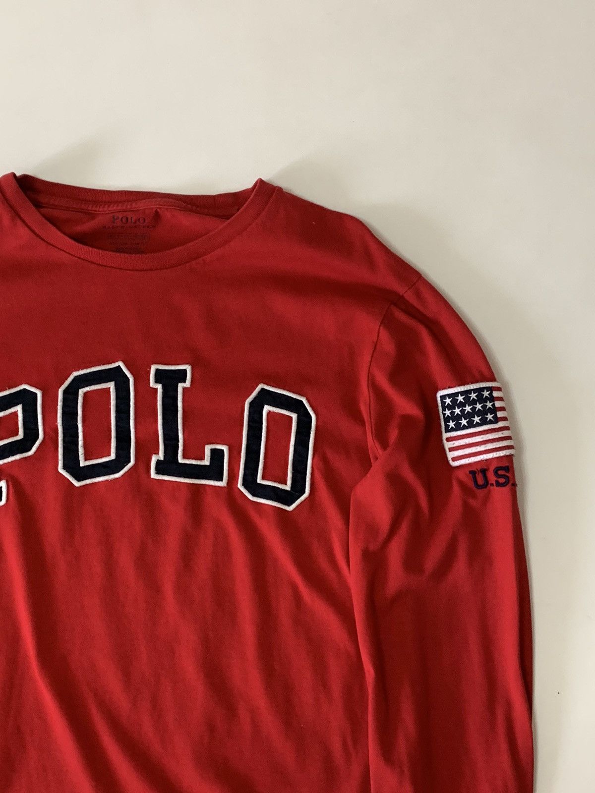 Polo Ralph Lauren × Vintage POLO RALPH LAUREN Long Sleeve T-Shirt Embroidered USA Size US S / EU 44-46 / 1 - 4 Thumbnail