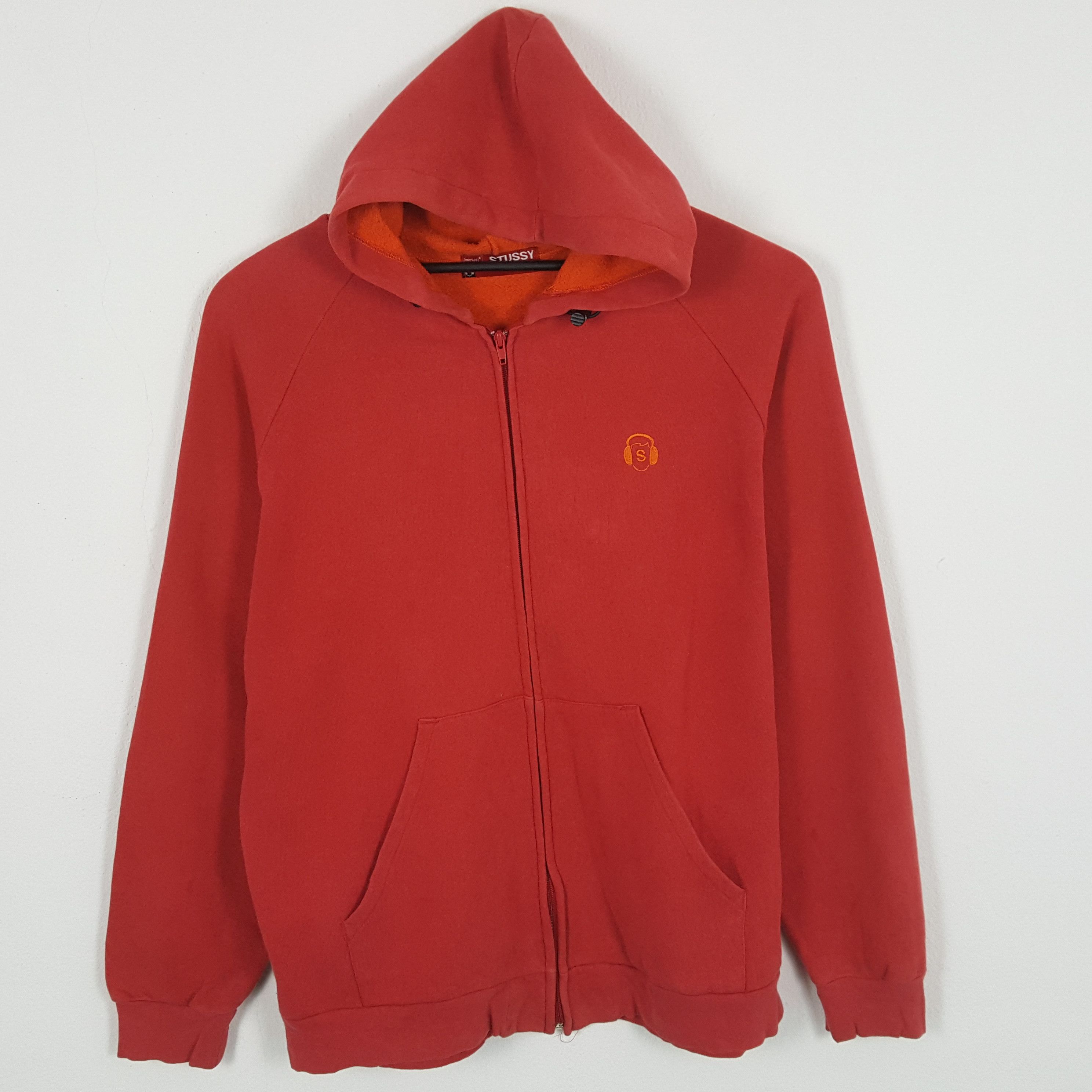 Stussy × Vintage STUSSY Streetwear Custom Art Logo Style Zipper Hoodies Size US XL / EU 56 / 4 - 3 Thumbnail