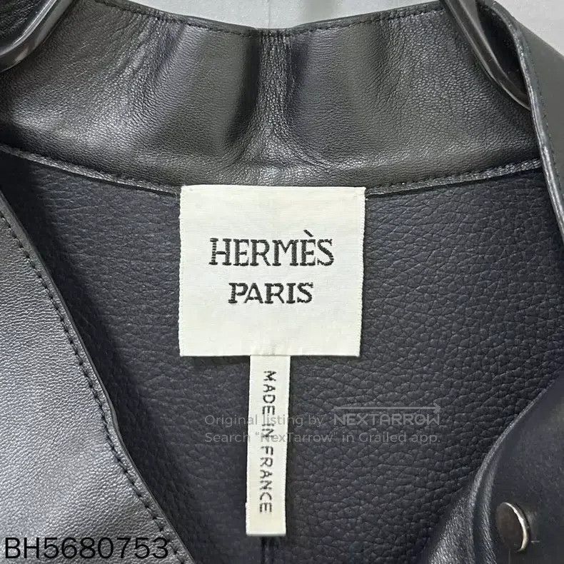 Hermes Hermes Black Leather and Sheepskin Coat Size XS / US 0-2 / IT 36-38 - 4 Thumbnail