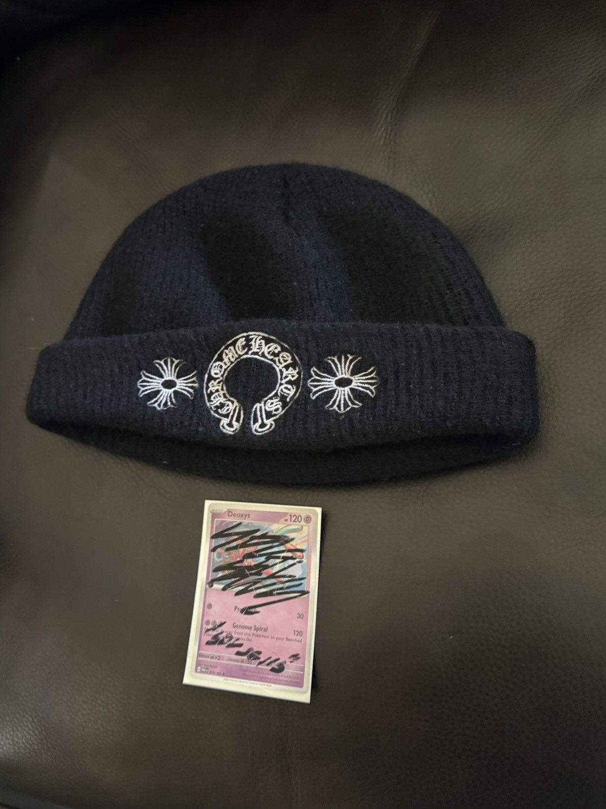 Chrome Hearts Chrome Hearts Wool Horseshoe Beanie Size ONE SIZE - 2 Thumbnail