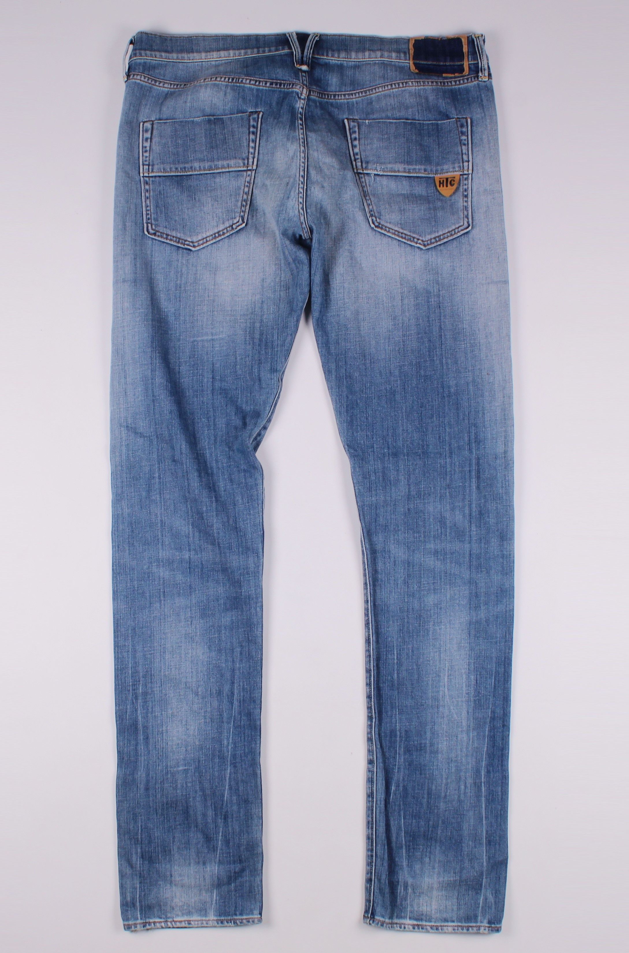 Hollywood Trading Company Htc Hollywood Trading Company Distressed Selvedge Jeans Size US 36 / EU 52 - 12 Thumbnail