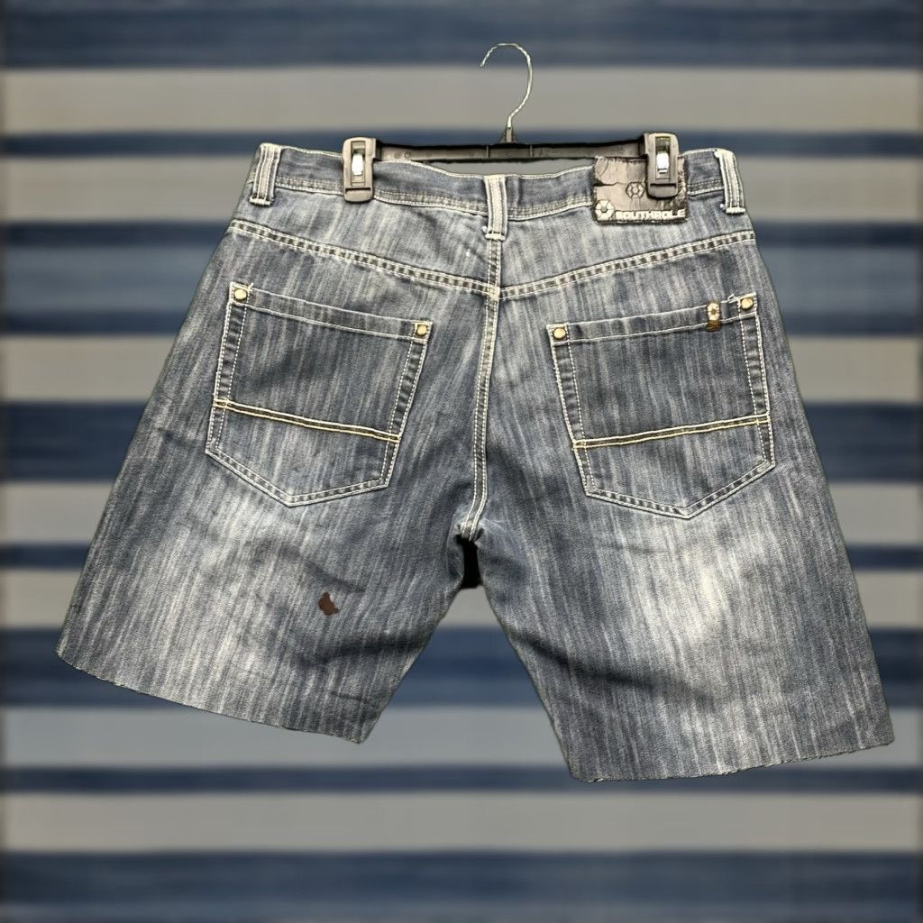 Southpole VINTAGE Southpole Jean Shorts Mens 36 Y2K Baggy Loose 90s Skater Goth Punk Cut Size US 36 / EU 52 - 1 Thumbnail
